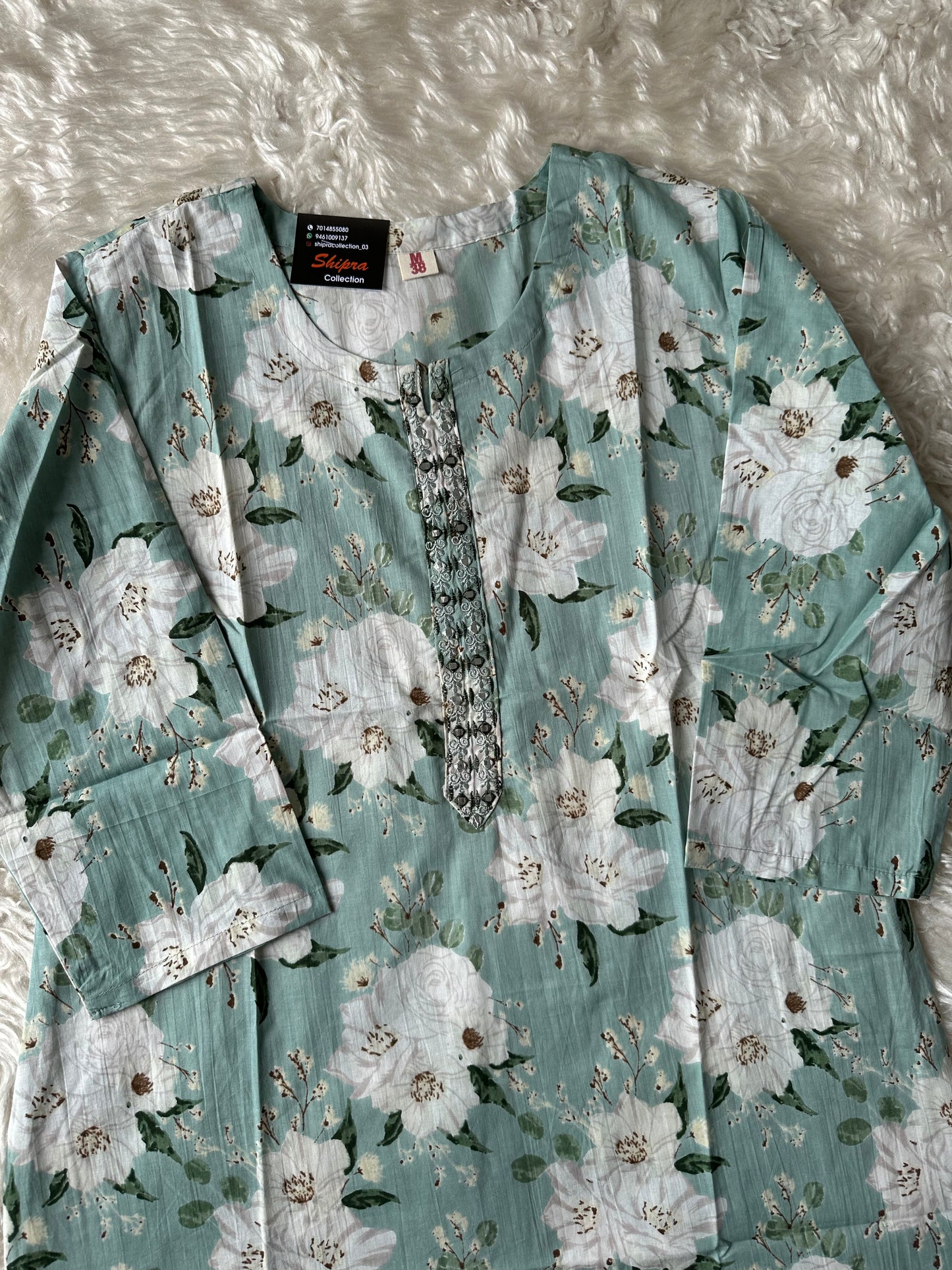 Pure Cotton Short Kurti