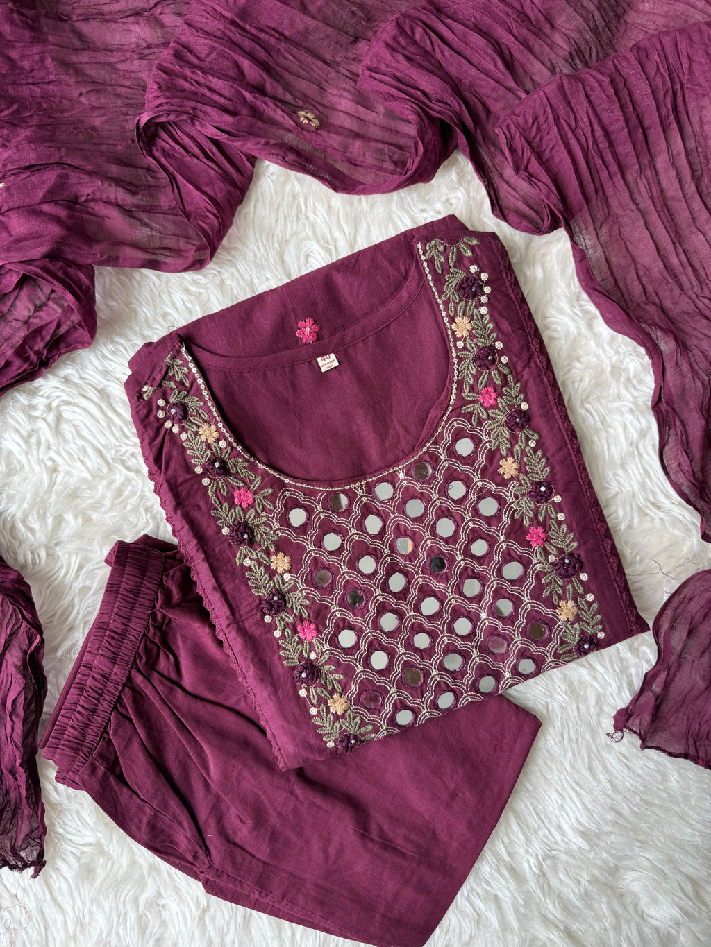Premium Cotton Thread Work Collection