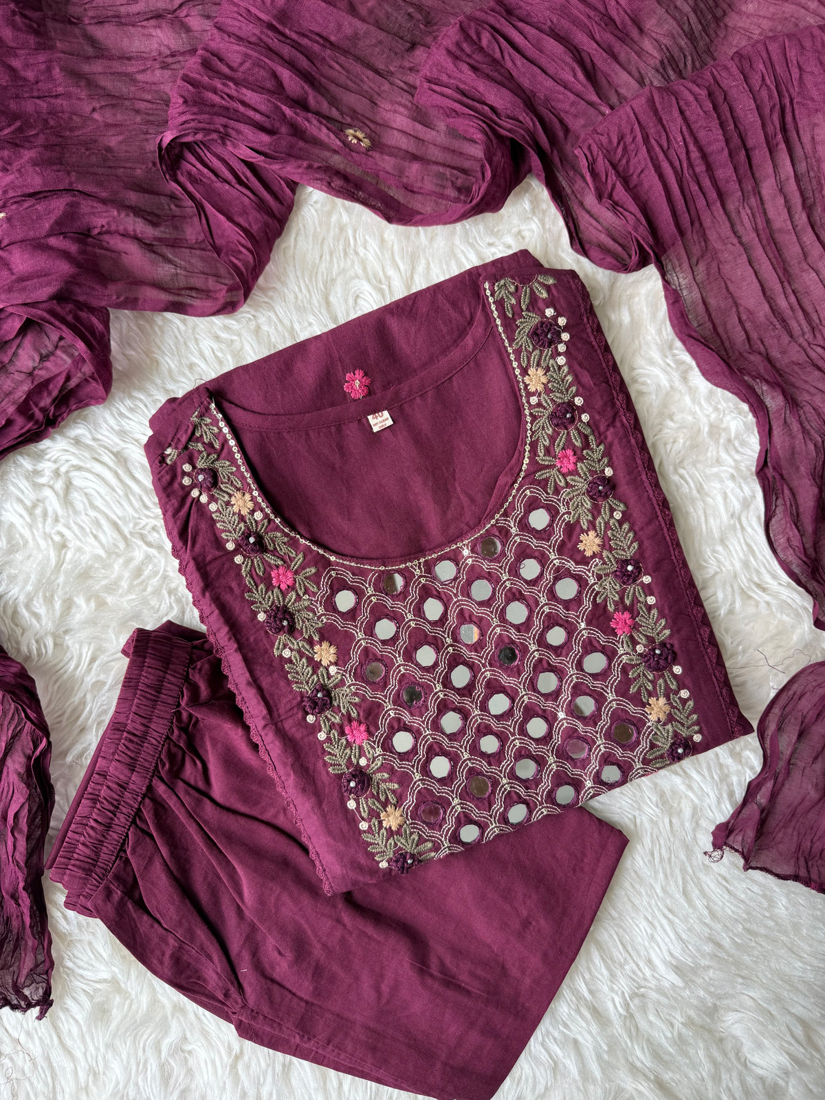 Premium Cotton Thread Work Collection