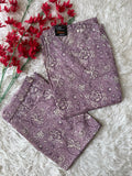 Pure Cotton Sleeveless Kurti Pant Set
