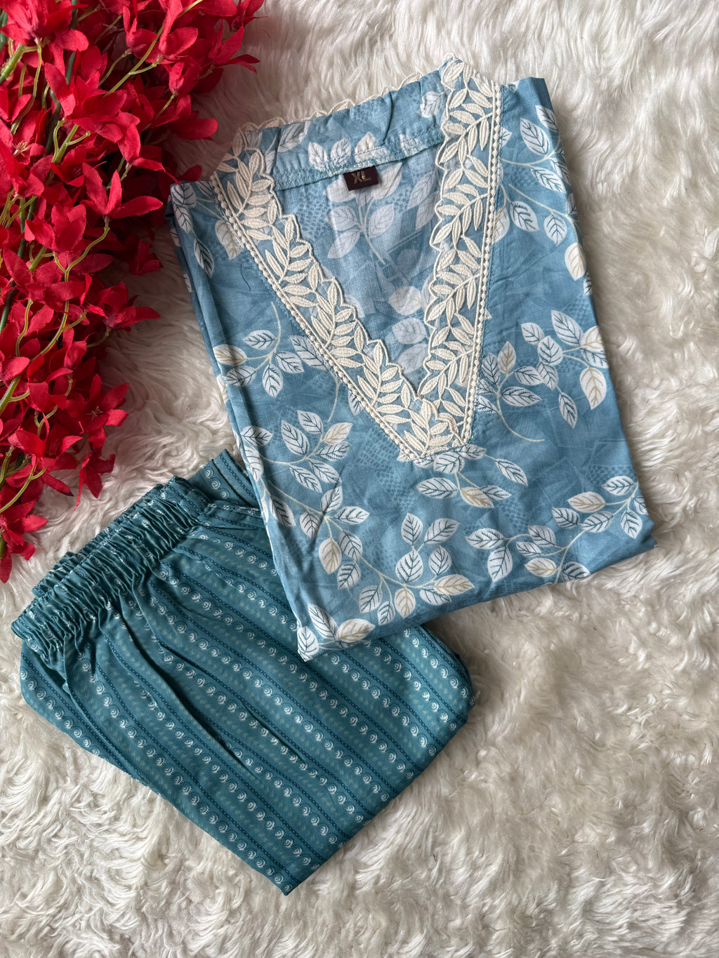 Cotton Kurti Pant Set