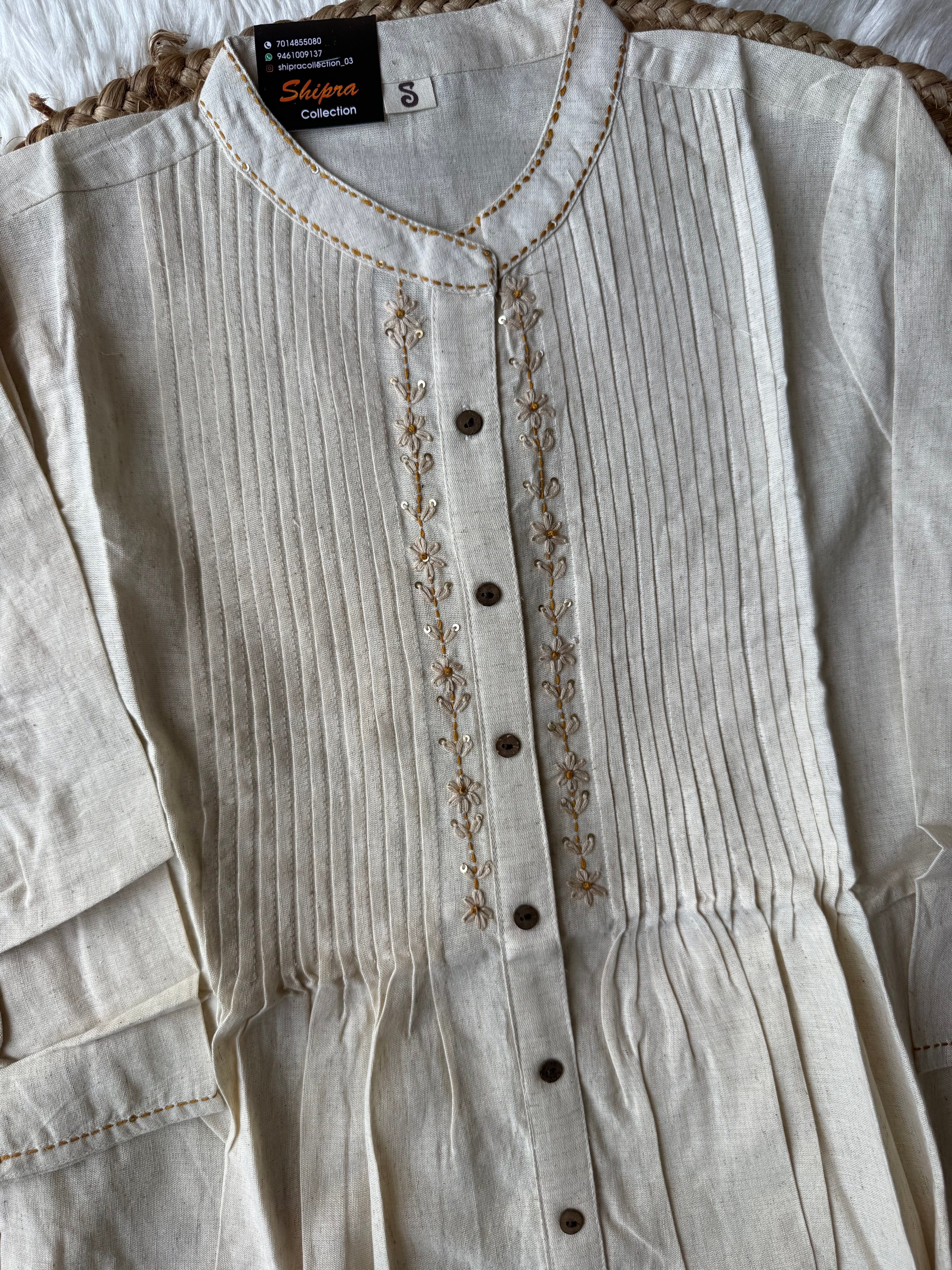 Khadi Cotton Short Kurti