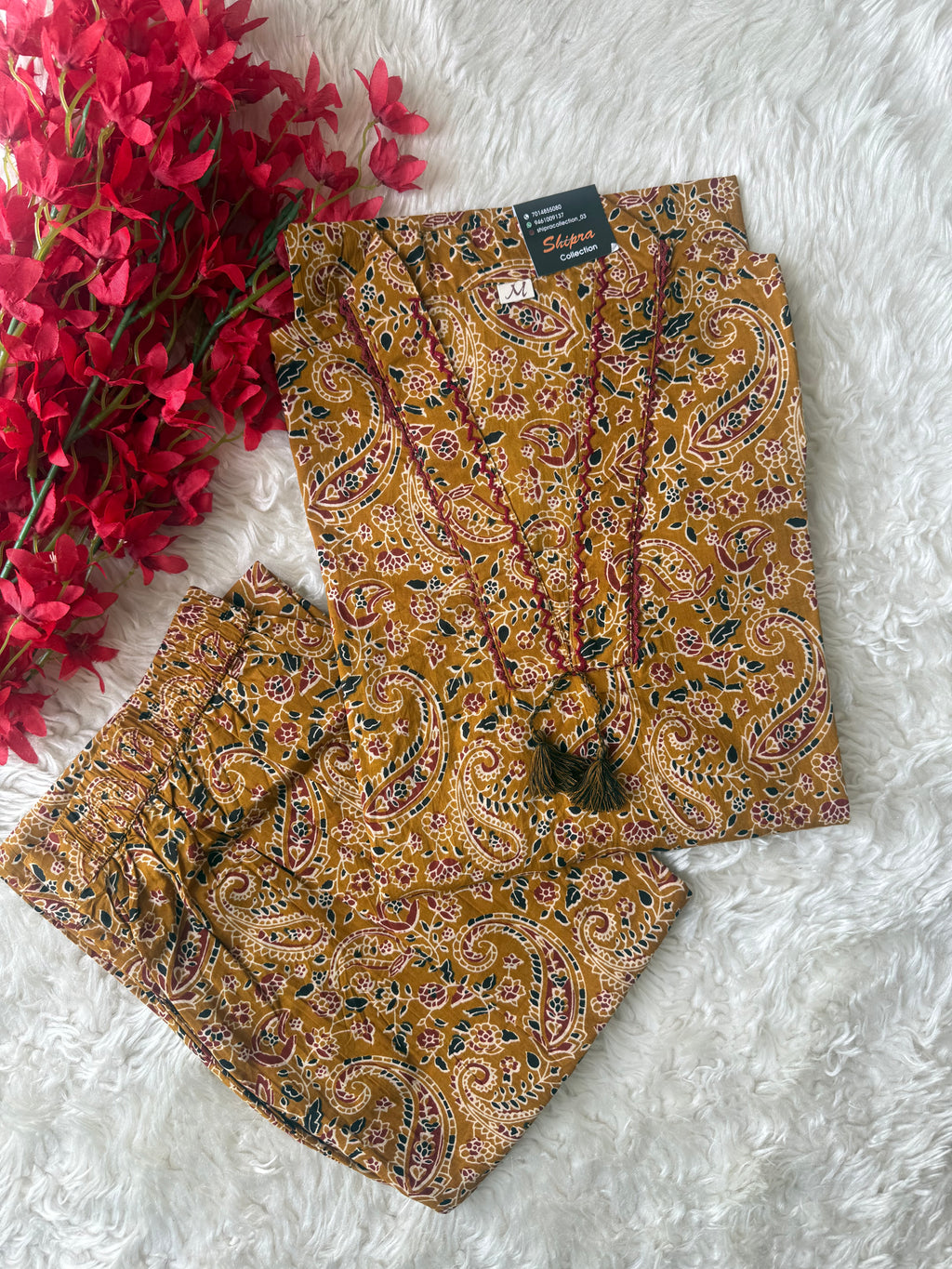 Premium Cotton Kurti Pant Set