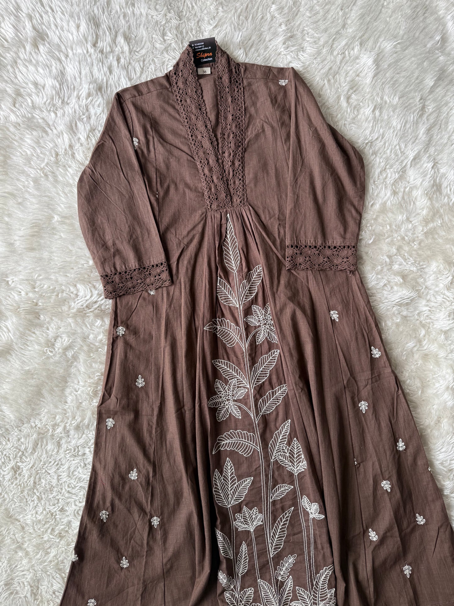 Khadi Cotton Kurti Pant Set