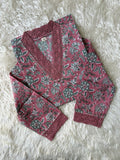 V-Neck Lace Details Kurti