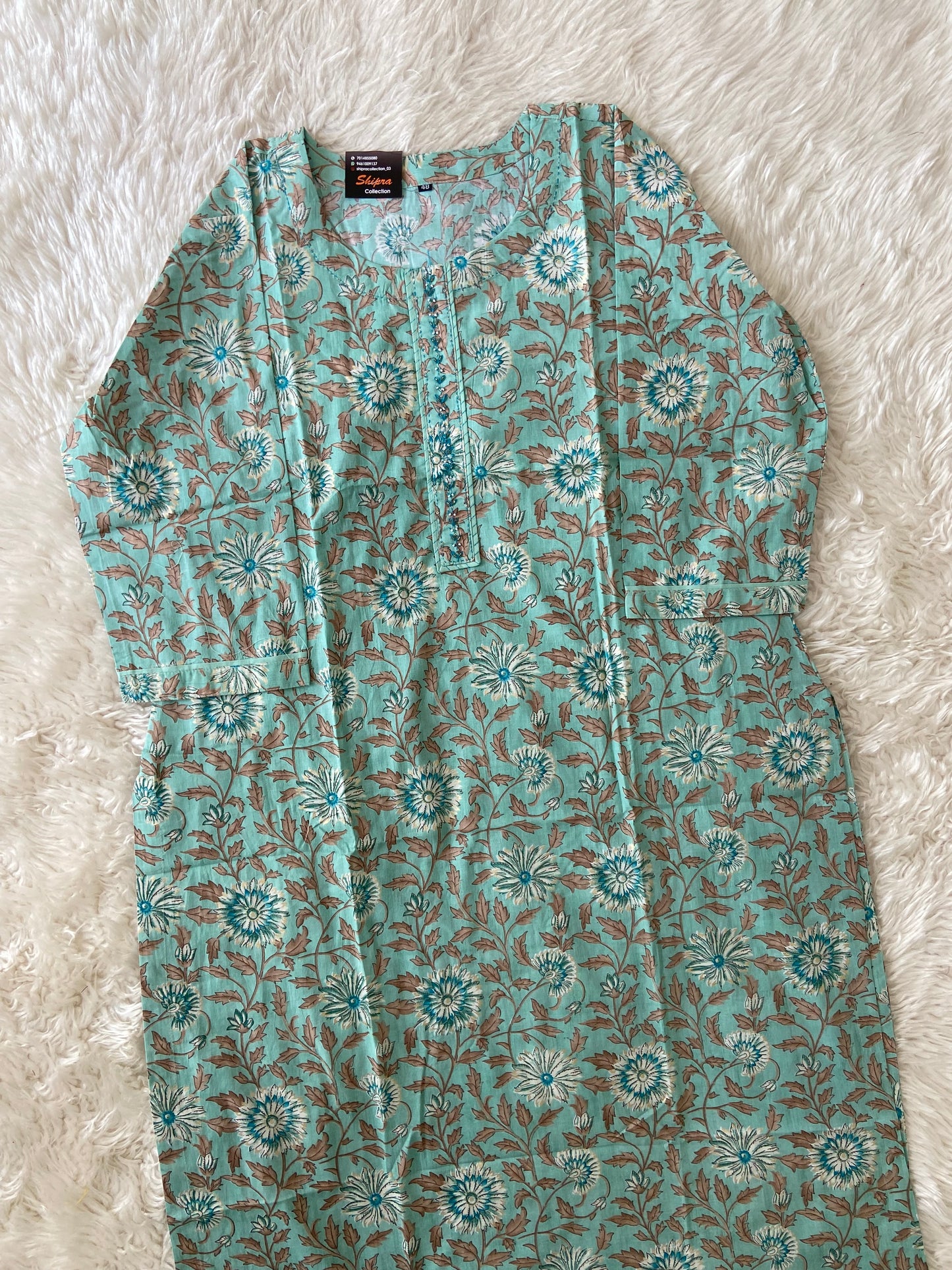 Premium Cotton Kurti Pant Set