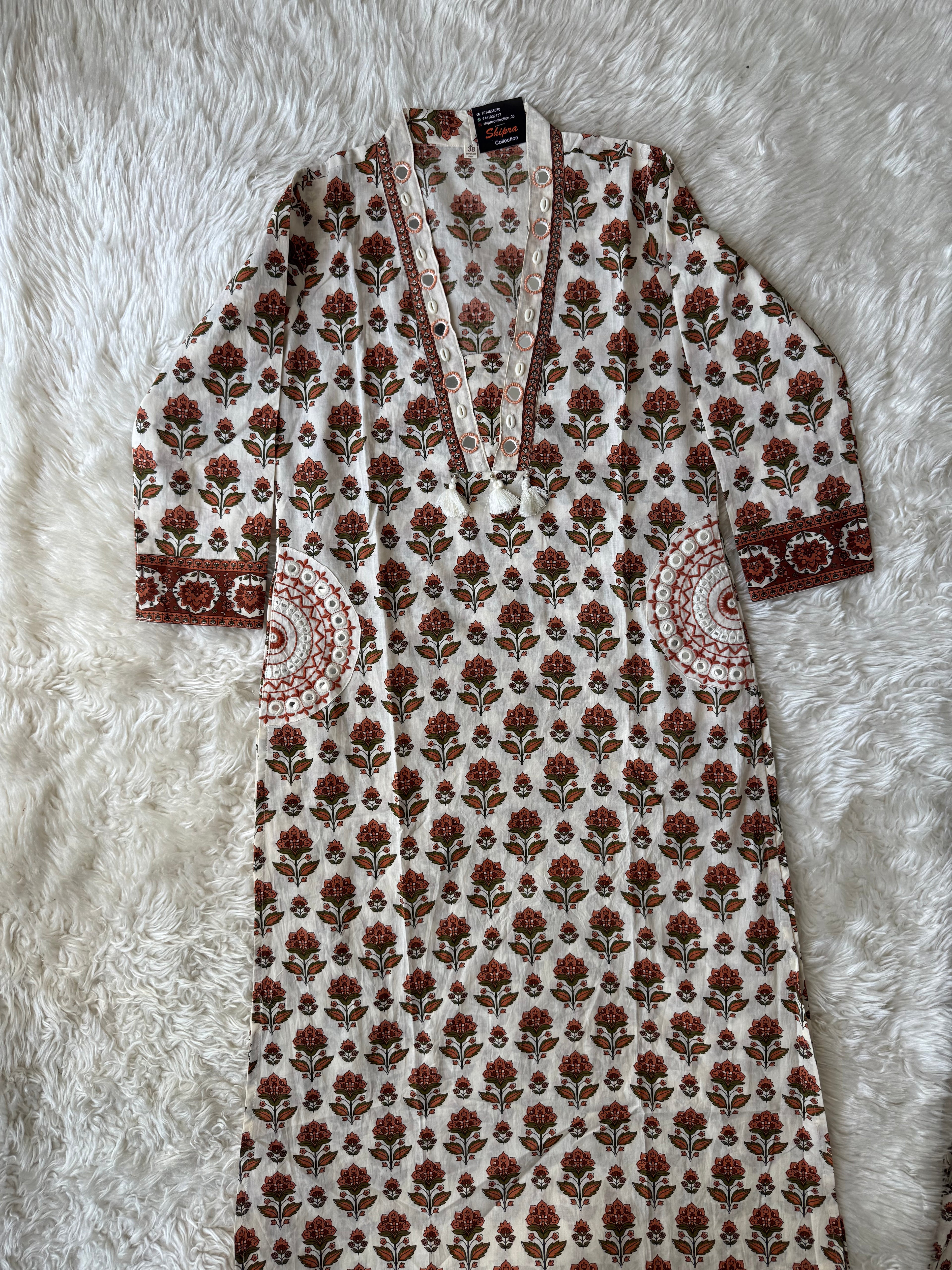 Premium Cotton Pocket Details Set