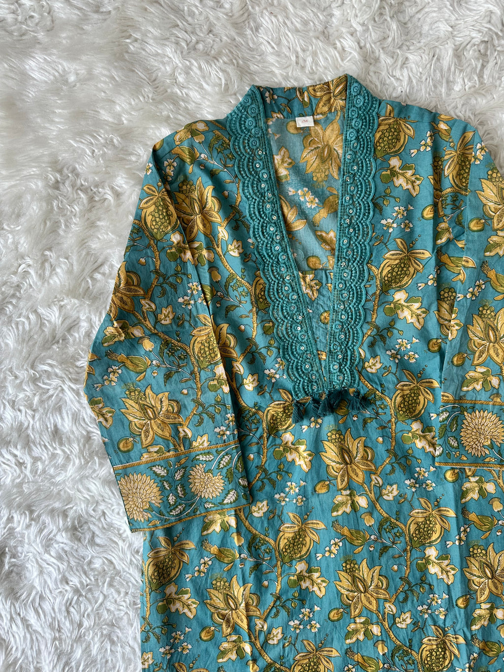 Premium Cotton Kurti Pant Dupatta Set