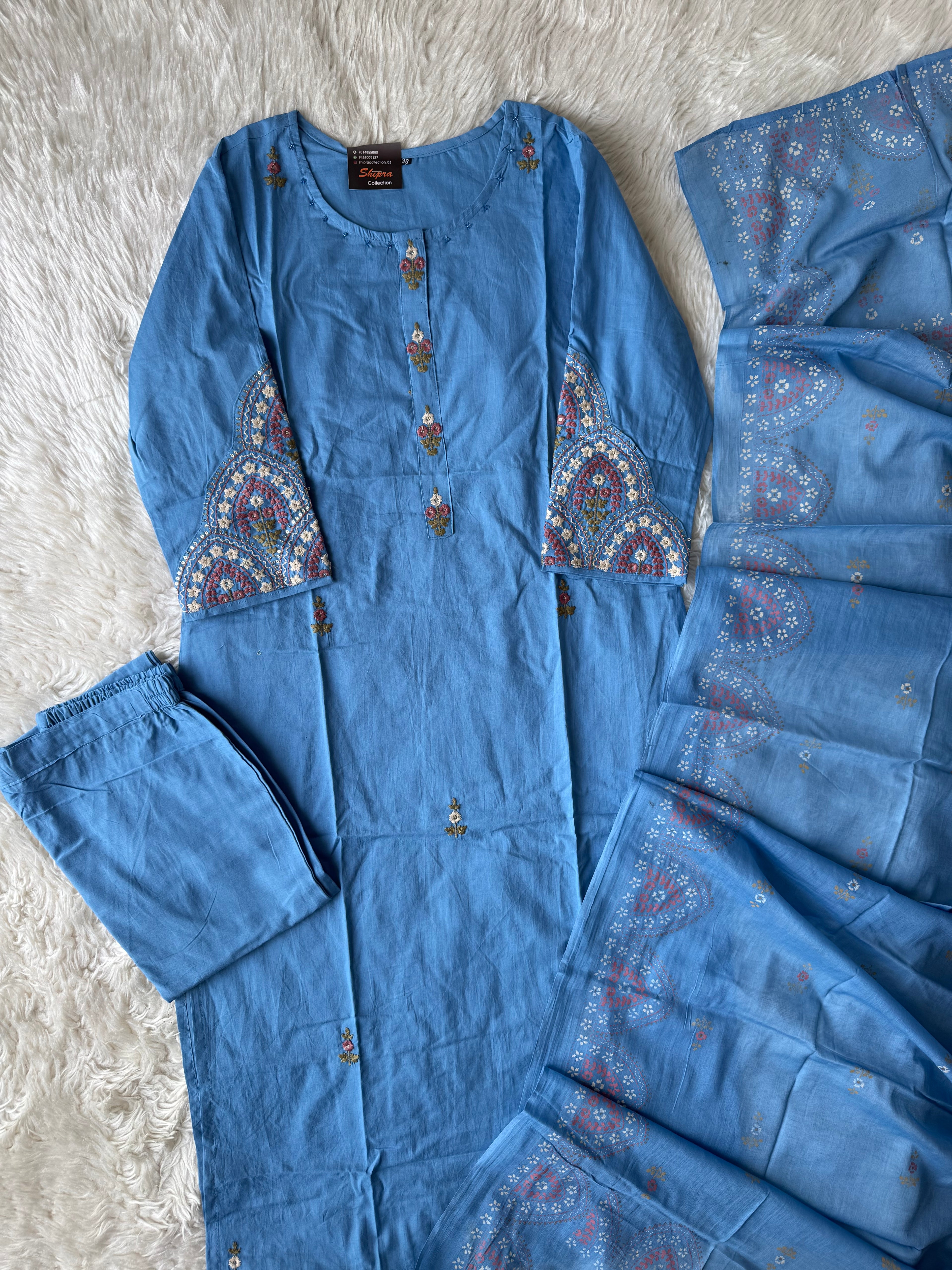 Premium Cotton Thread Work Collection