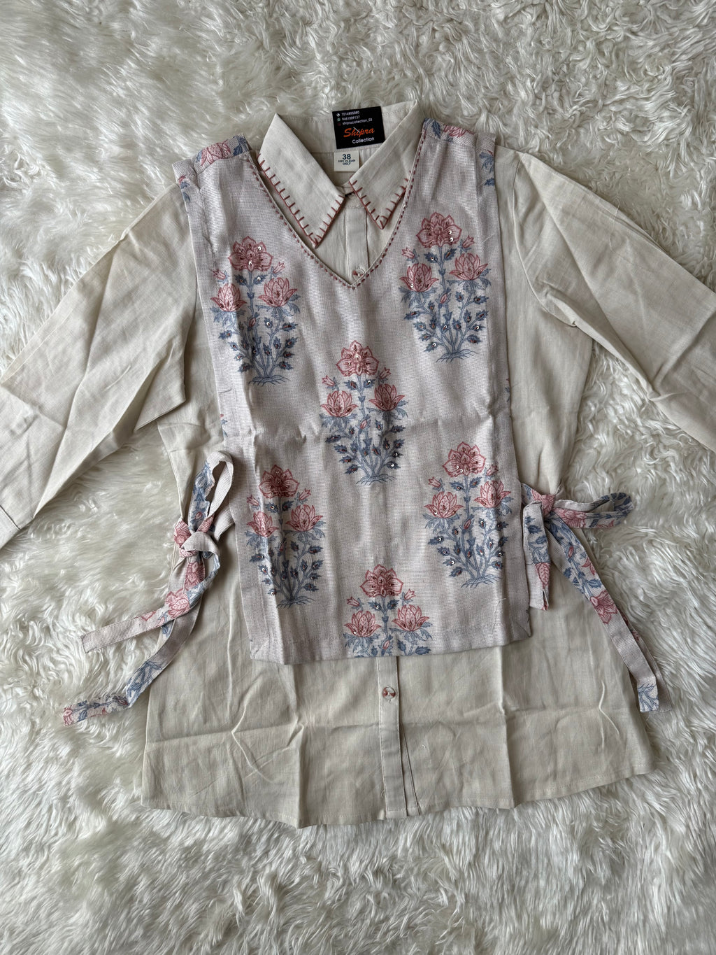 Jute Linen Co-ord Set