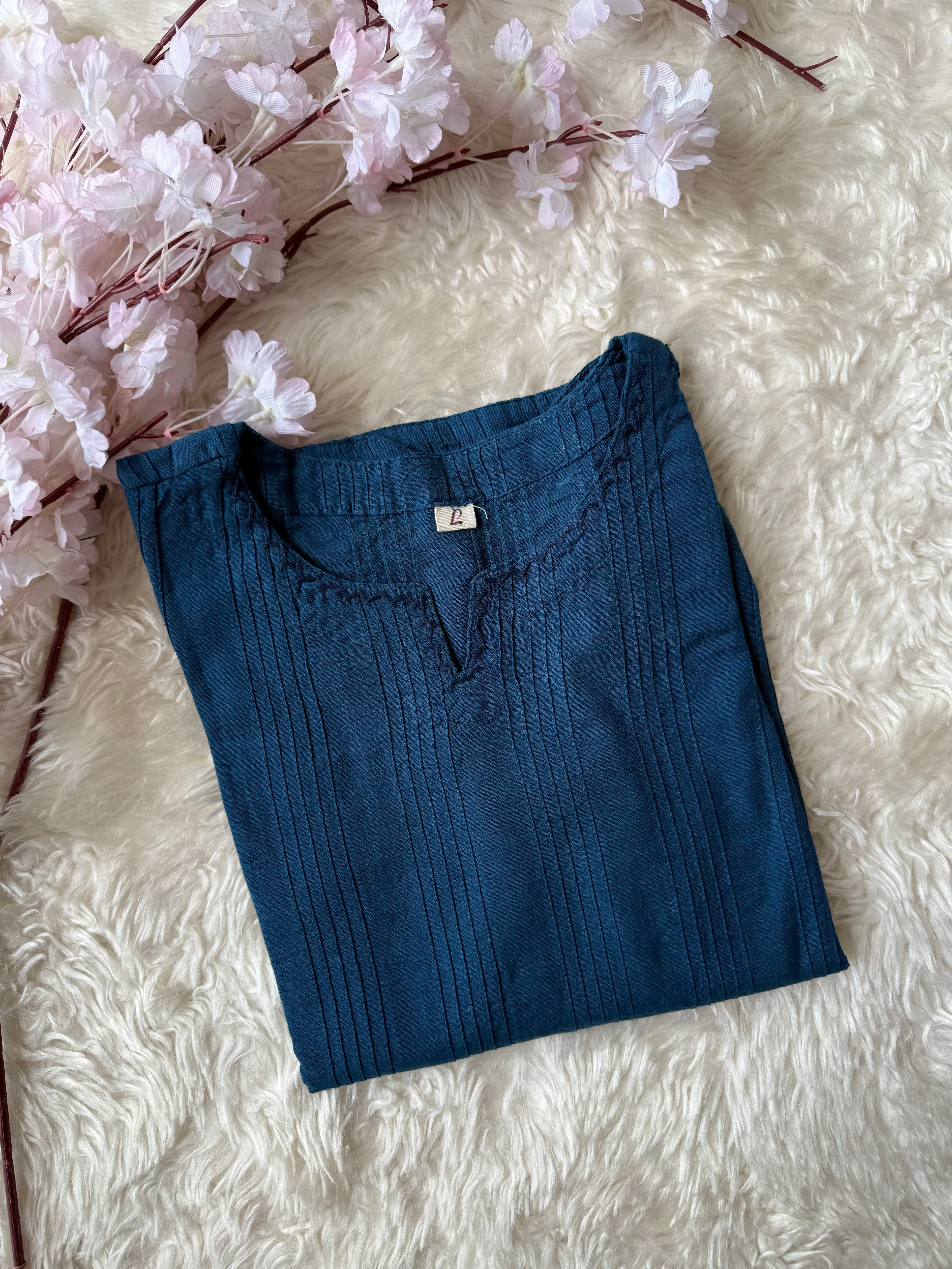 Khadi Cotton Short Kurti