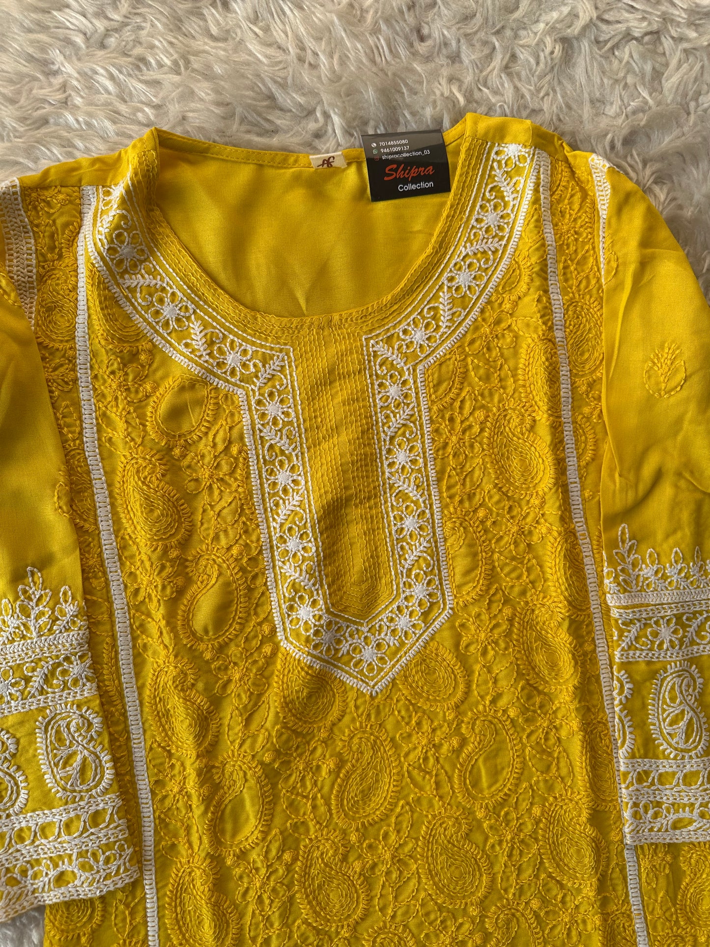 Rayon Kurti Pant Set