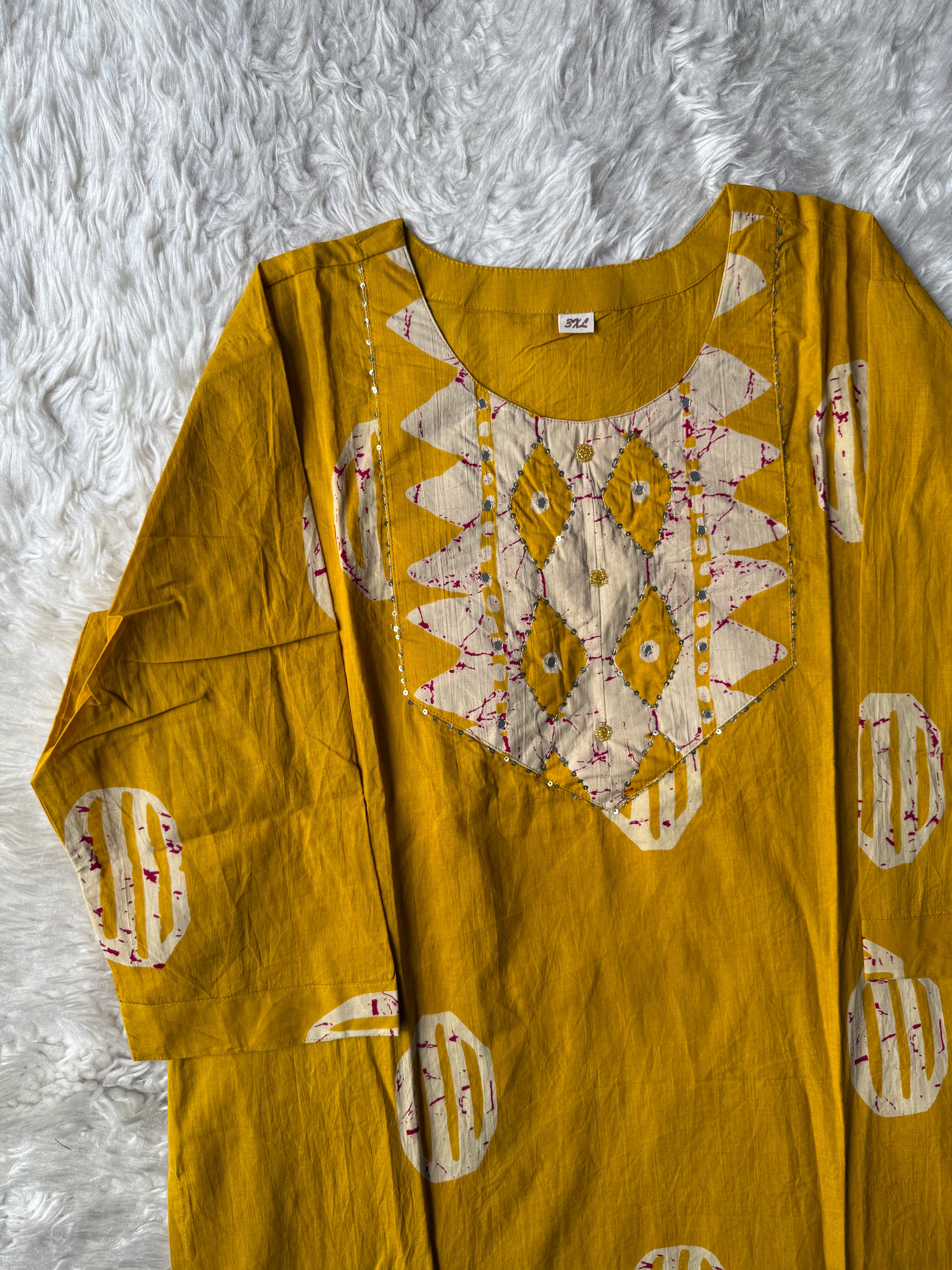 Pure Cotton Kurti Pant Set