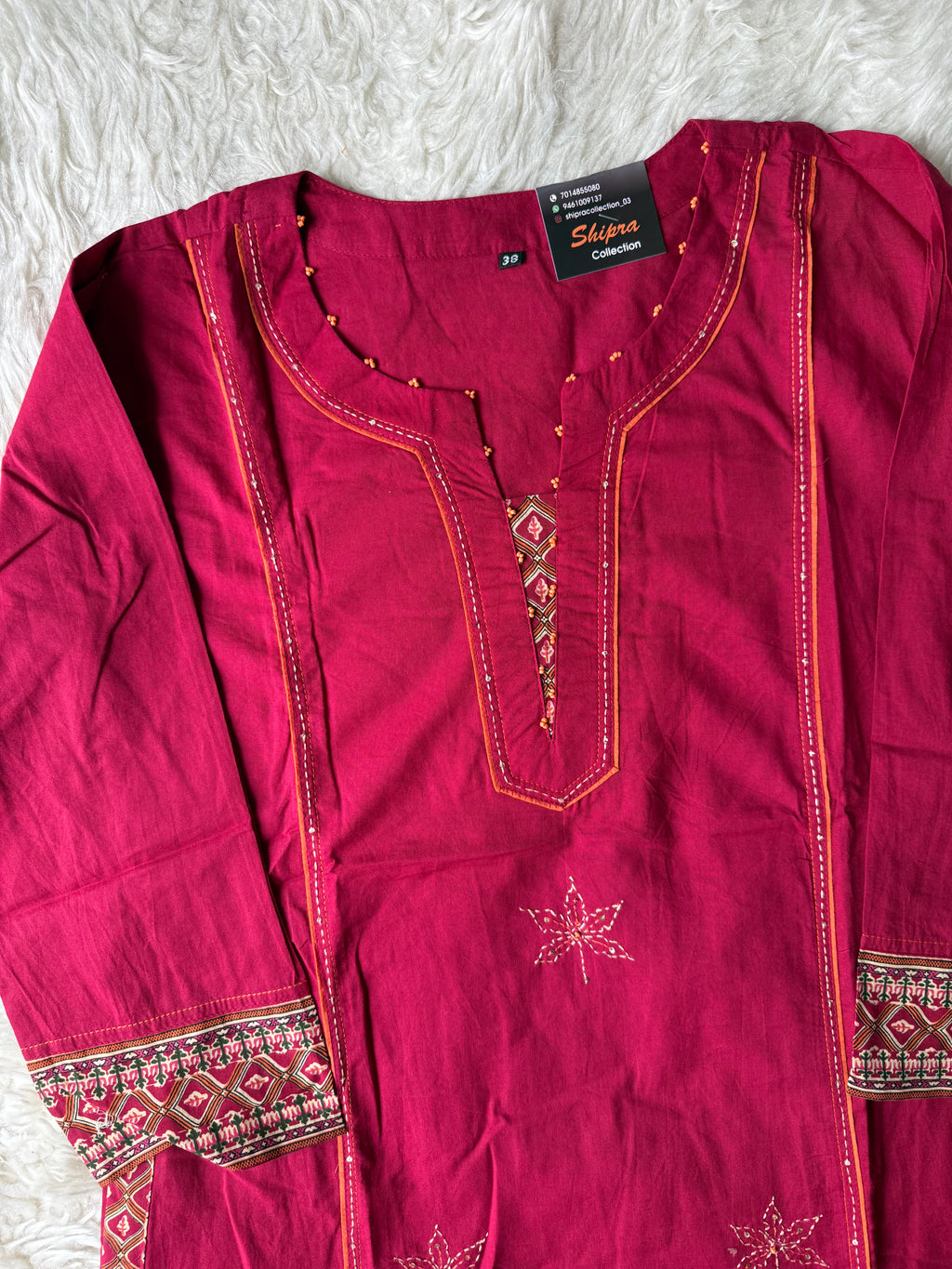 Premium Cotton Kurti Pant Dupatta Set