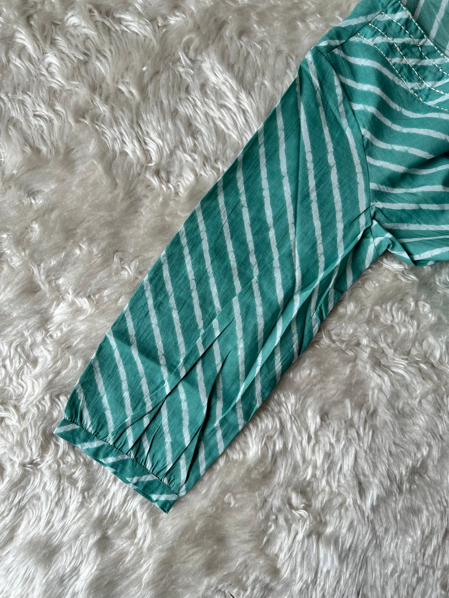 Premium Cotton Lehariya Kurti