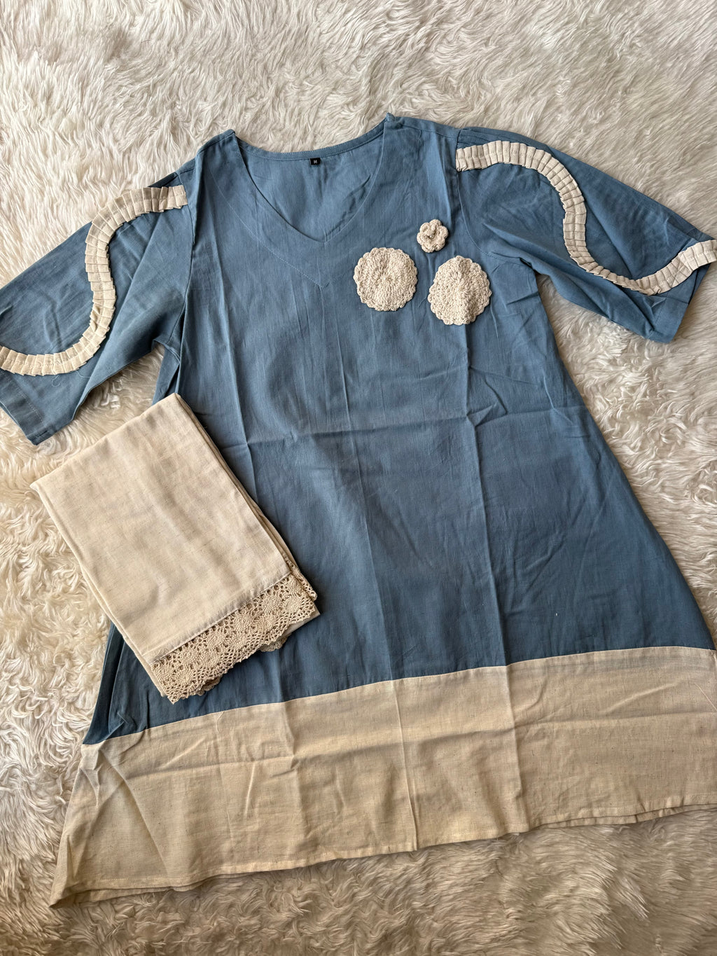 Soft Khadi Cotton Co-ord Set