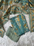 Premium Cotton Kurti Pant Dupatta Set