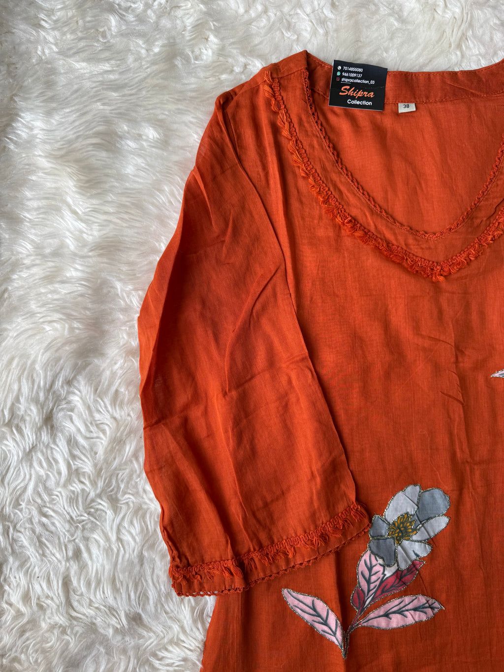 Mul Cotton Kurti Pant Dupatta Set