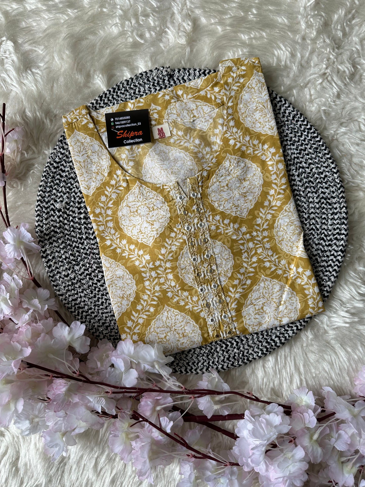 Pure Cotton Short Kurti