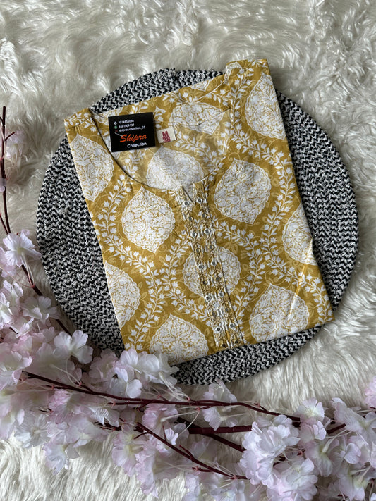 Pure Cotton Short Kurti