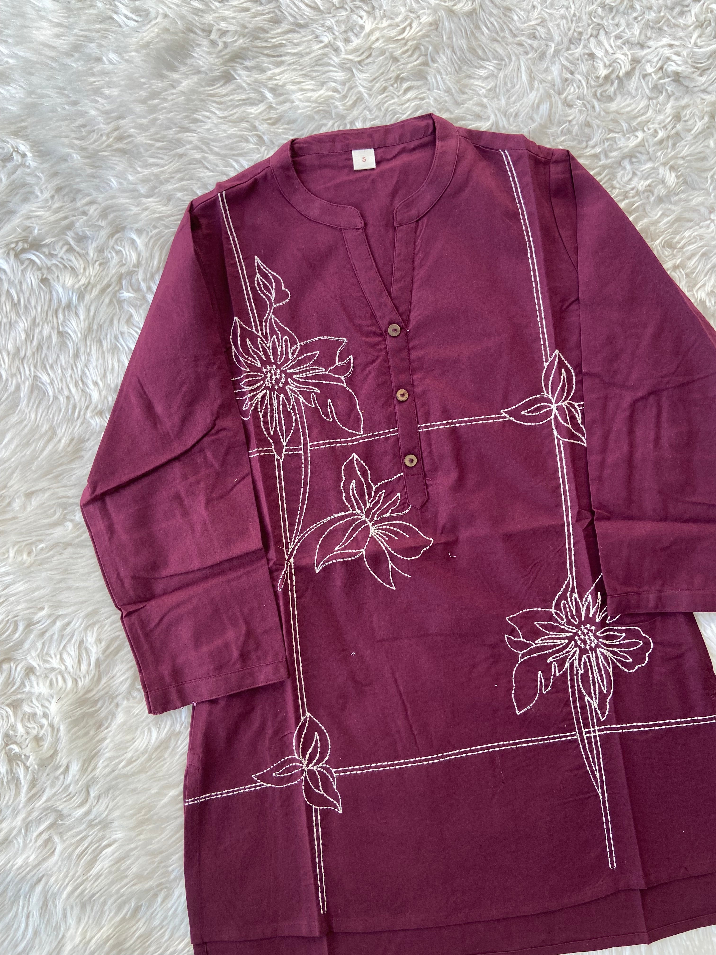 Khadi Cotton Short Kurti
