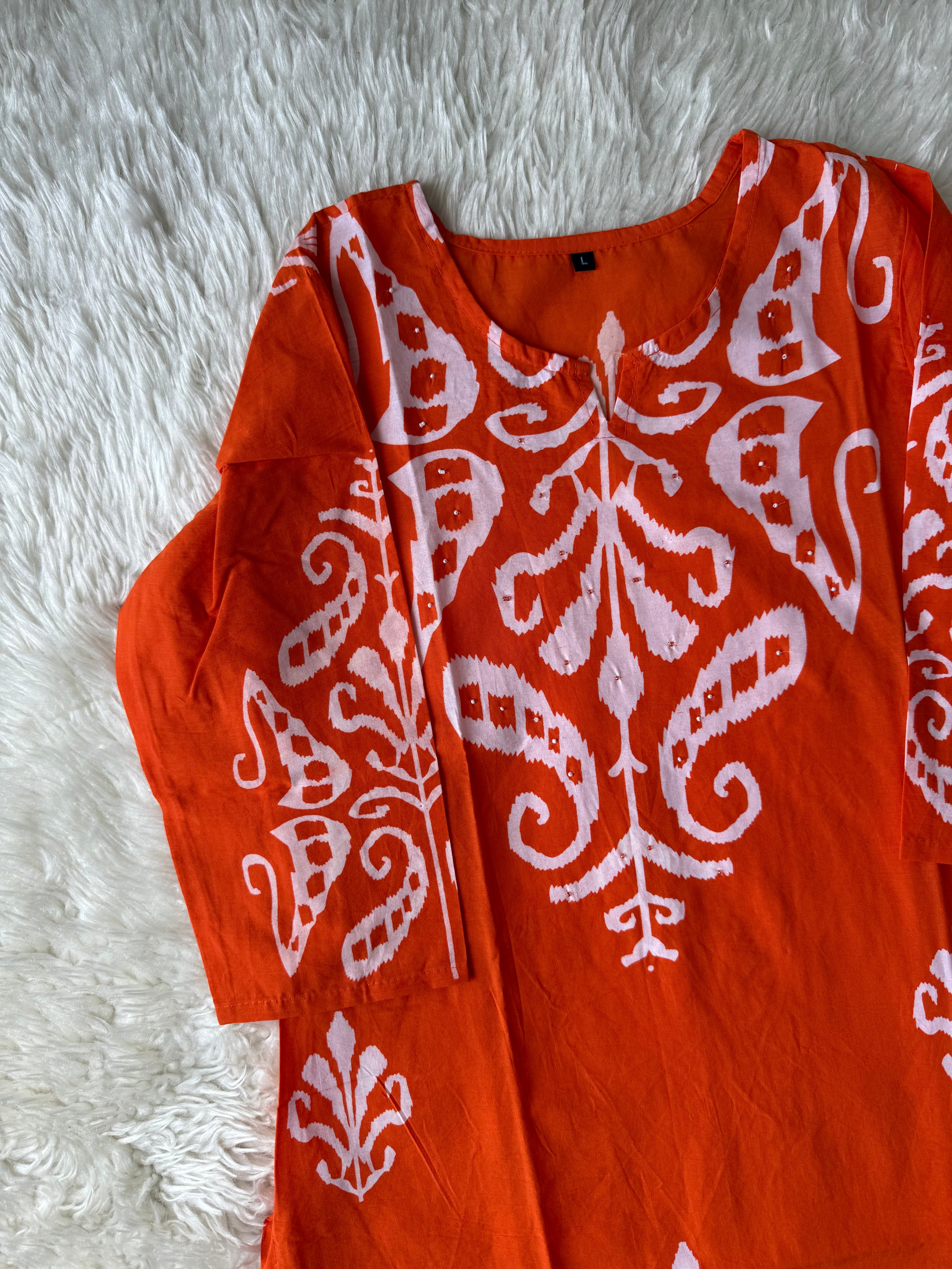 Cotton Kurti Pant Set