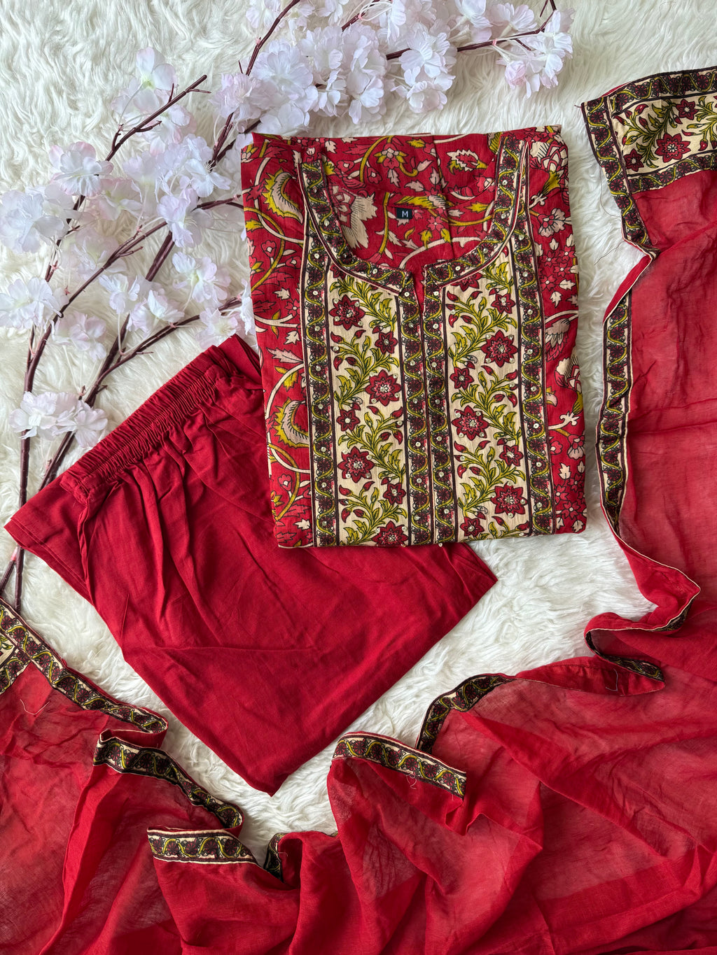 Budget Friendly FLARE Kurti Pant Dupatta Set