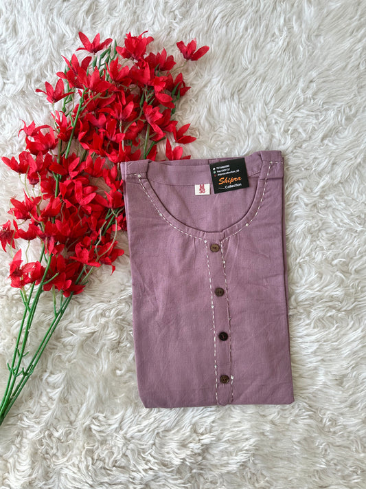 Khadi Cotton Short Kurti