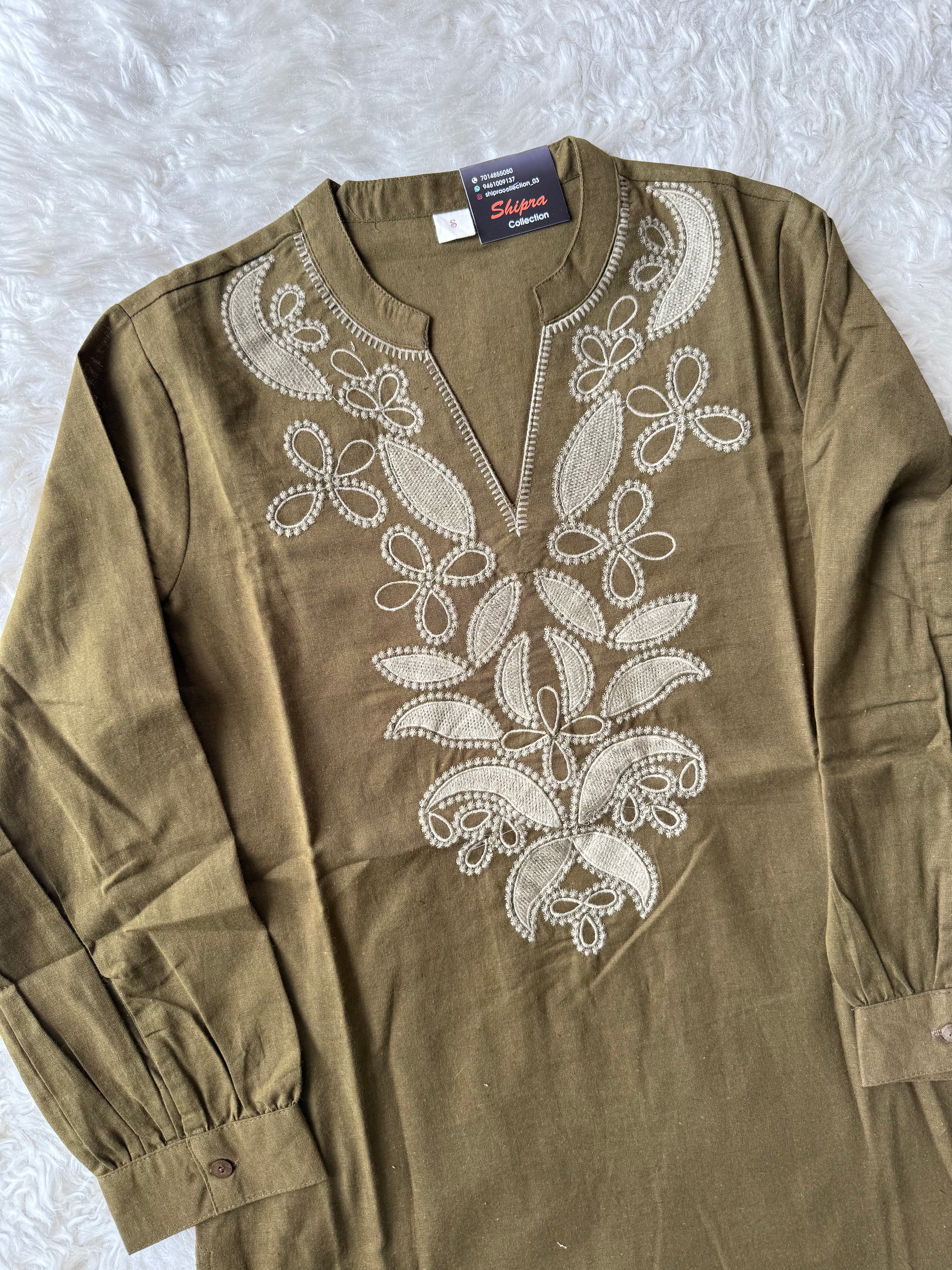 Khadi Cotton Short Kurti