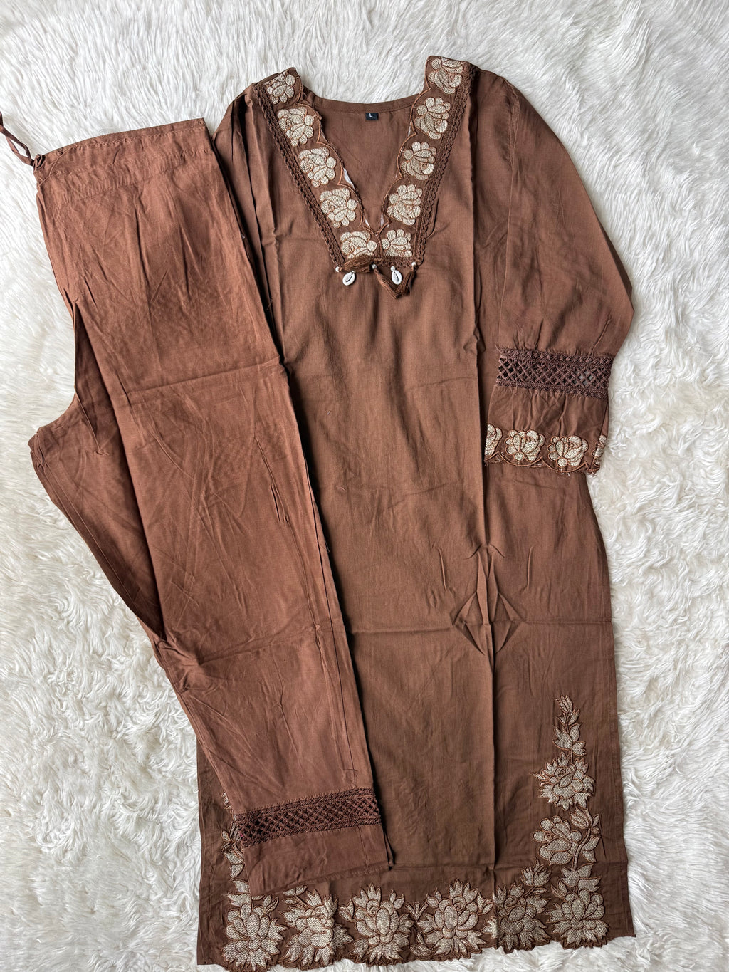 Cotton Kurti Pant Set