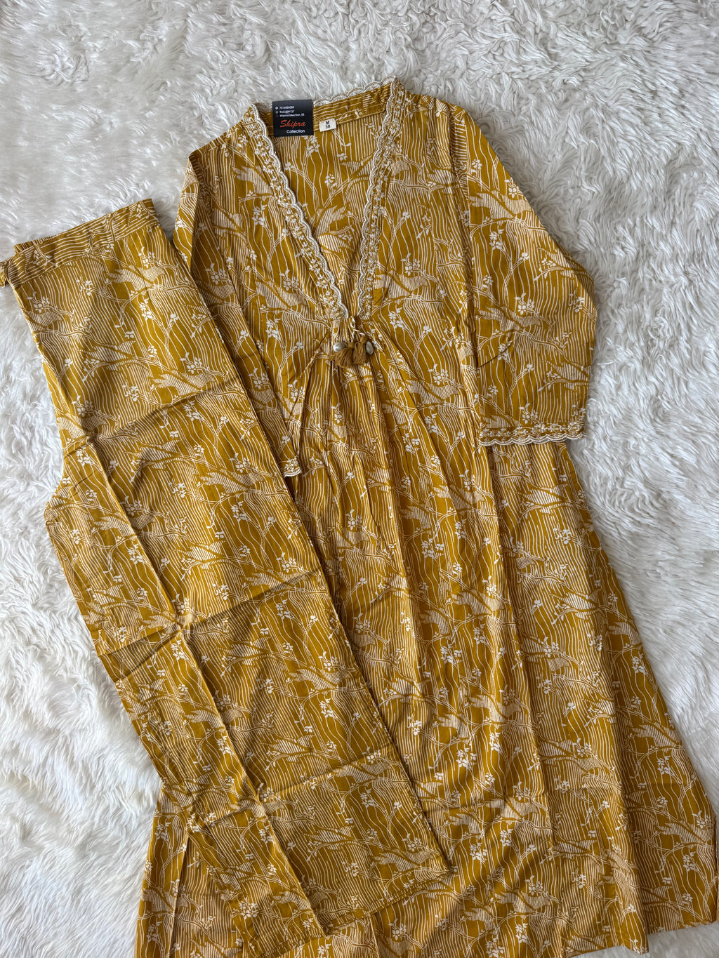 Premium Cotton Kurti Plazo Set