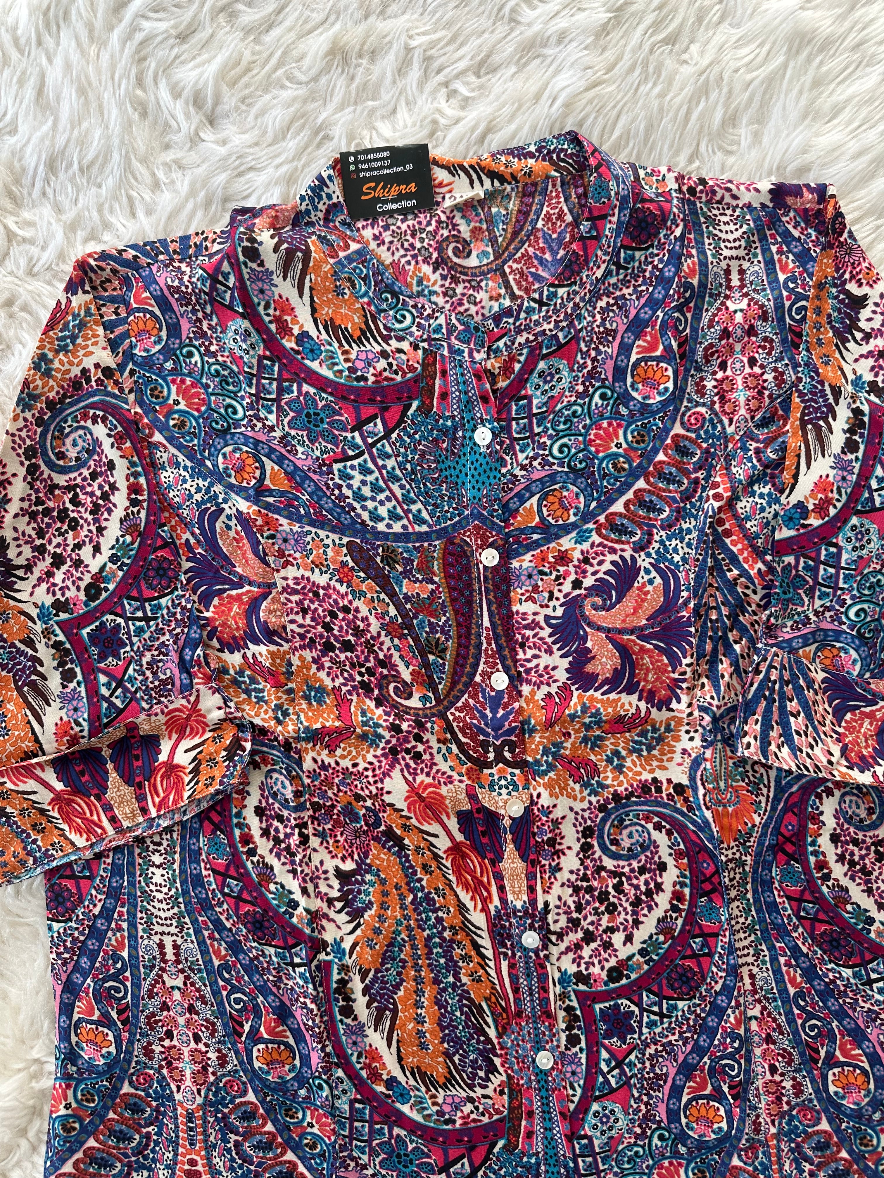 Heavy Rayon Short Kurti