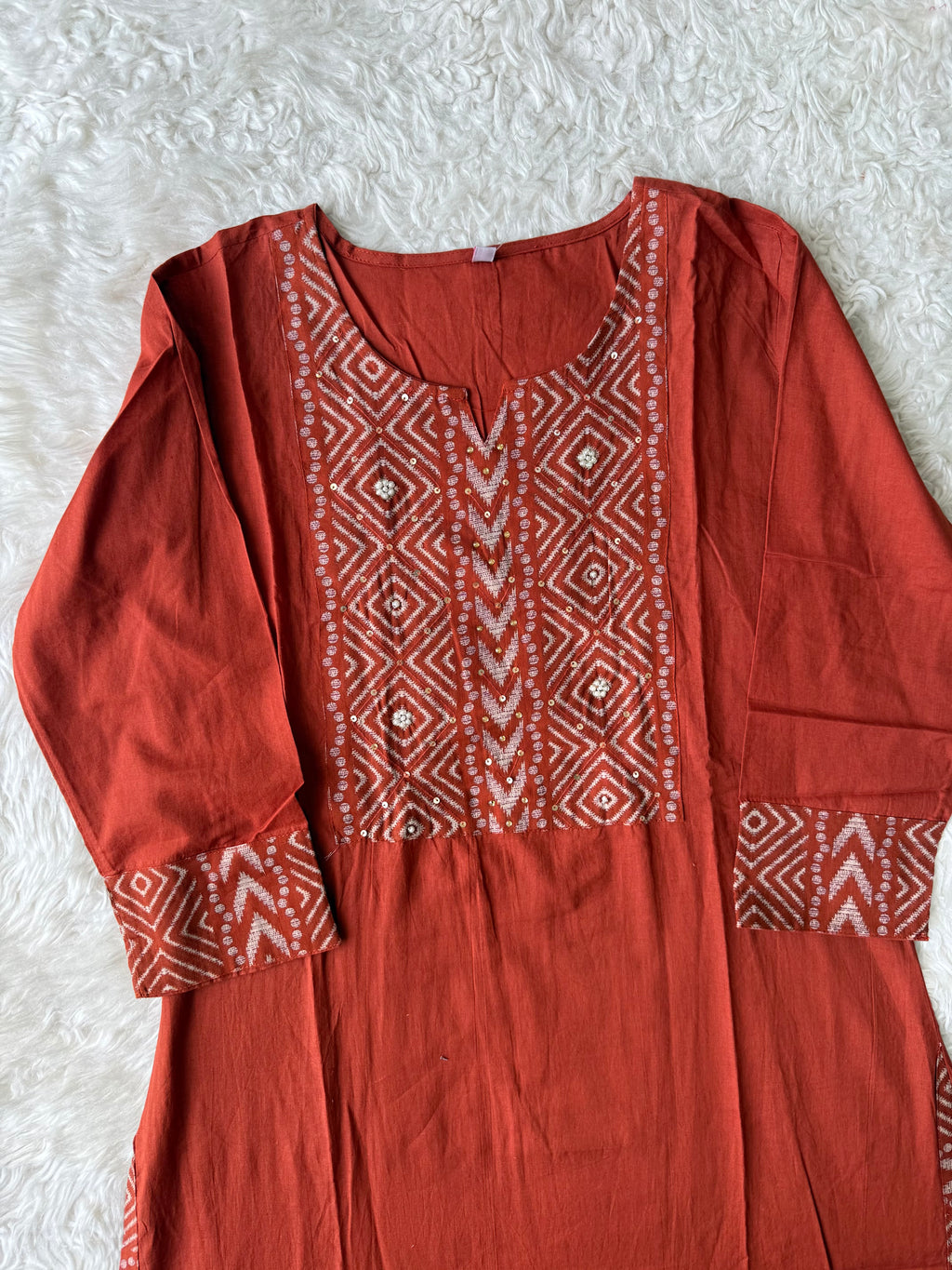 Premium Cotton Kurti Pant Dupatta Set