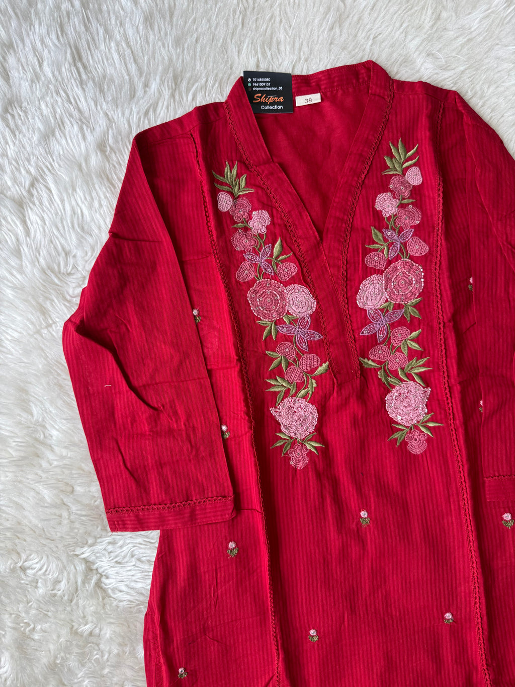 Premium Cotton Kurti Pant Dupatta Set