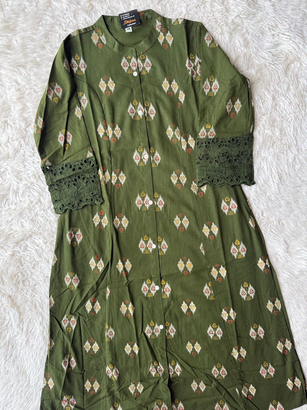 Khadi Cotton Aline kurti