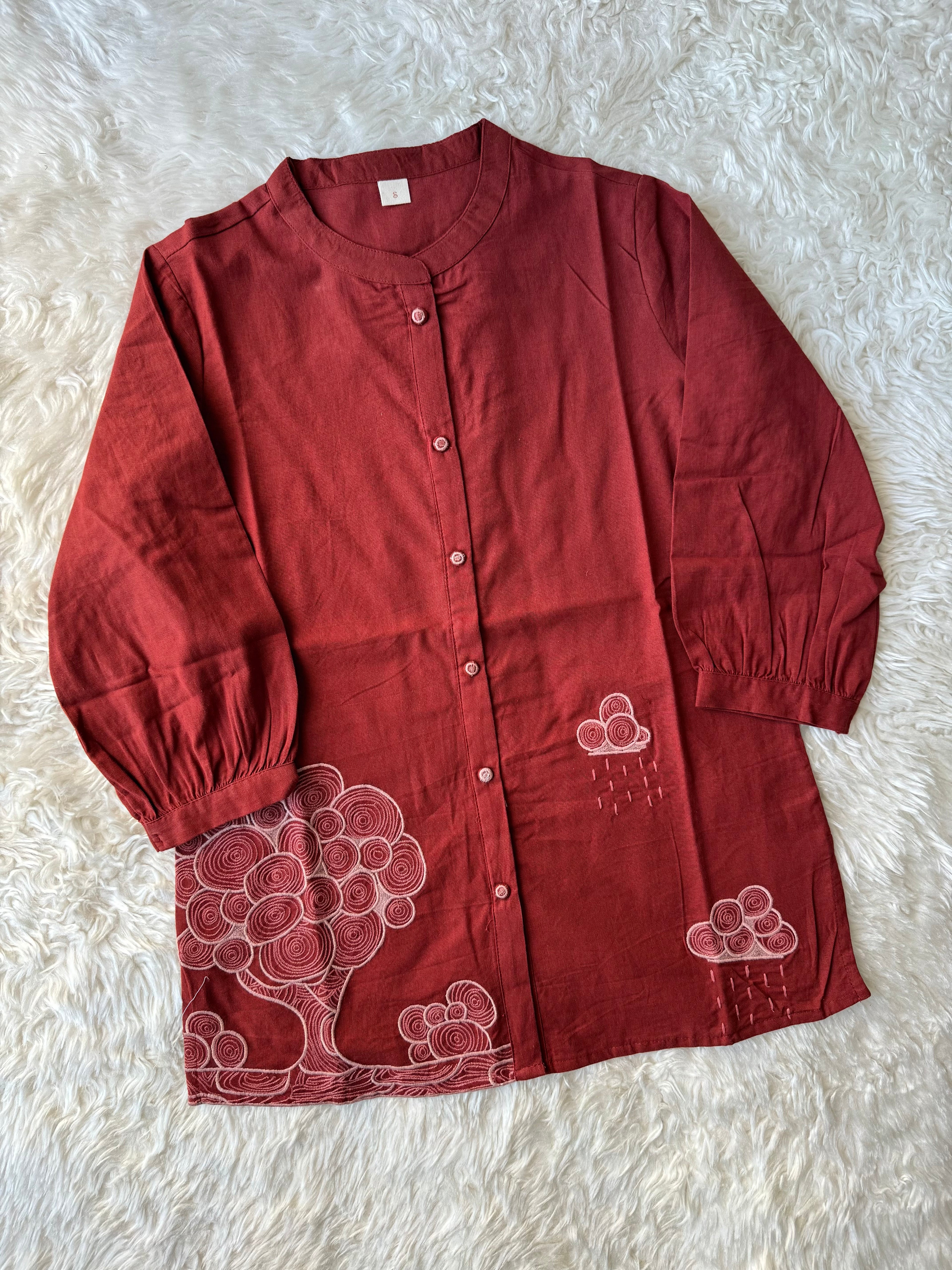 Khadi Cotton Short Kurti