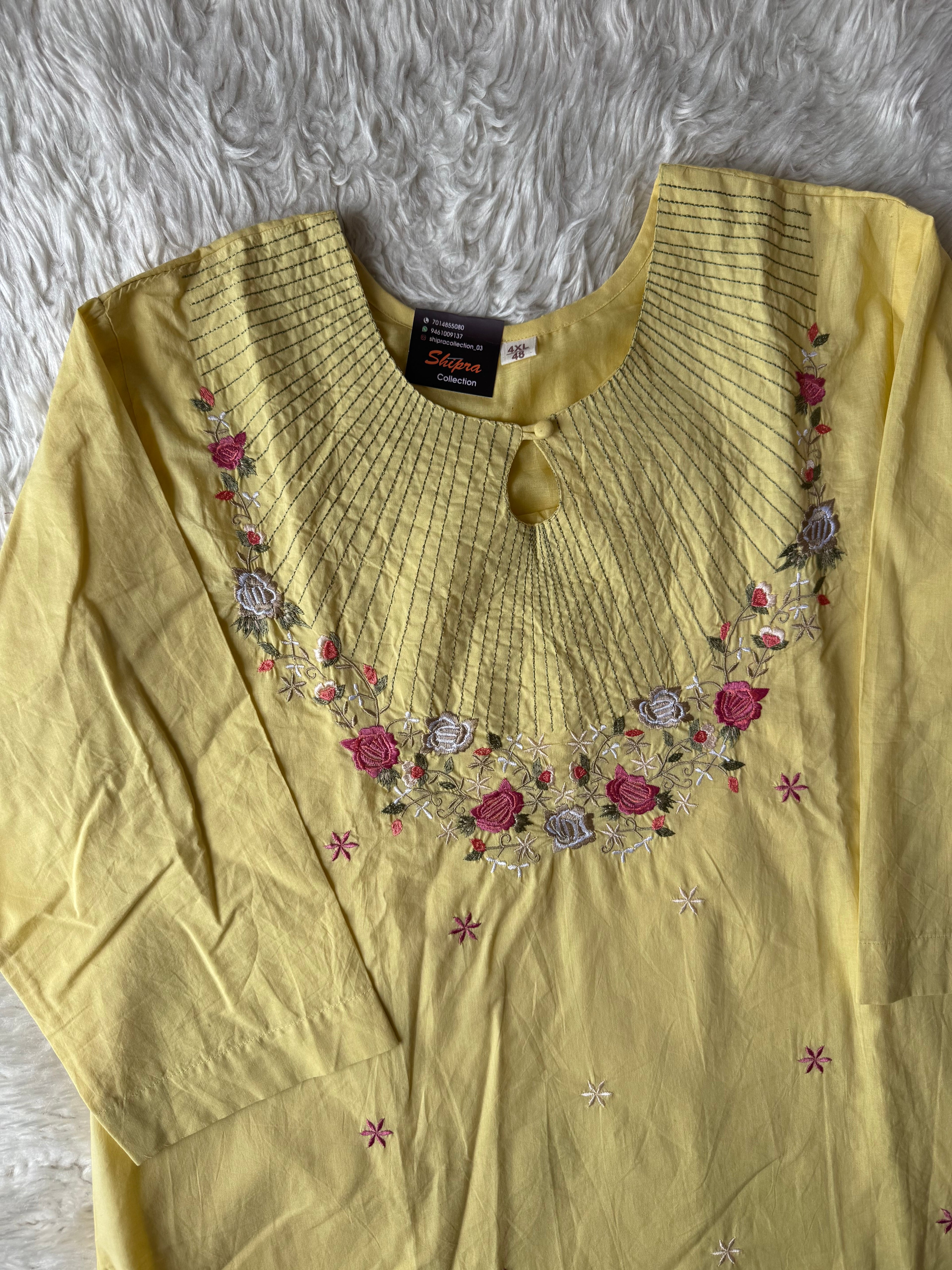 Premium Mul Cotton Thread Work Collection