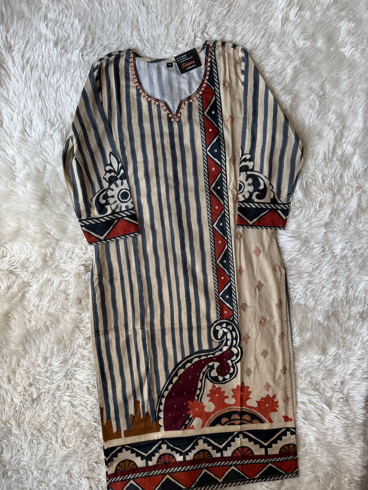 Premium Cotton Kurti Pant Dupatta Set