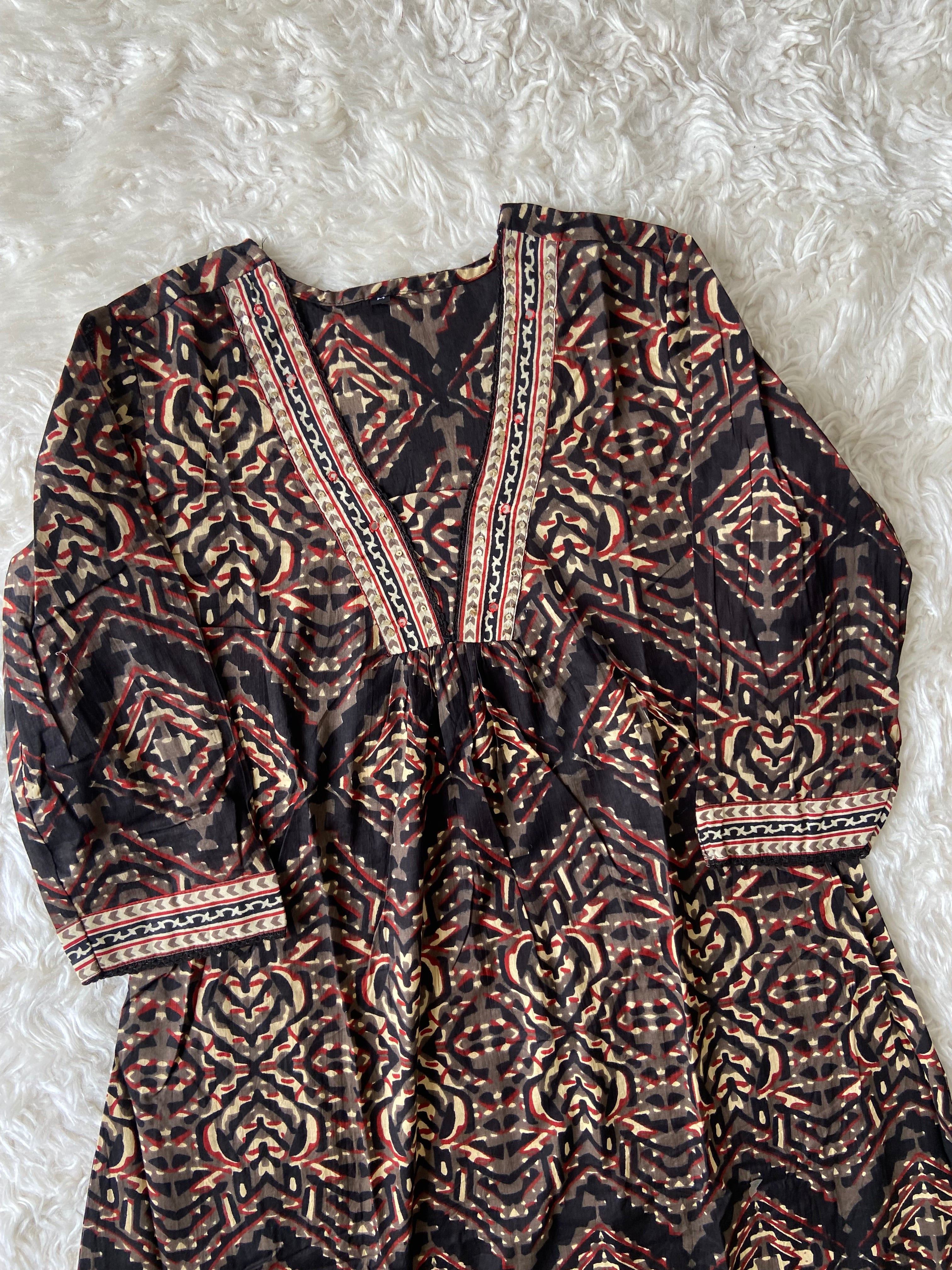 Budget Friendly FLARE Kurti Pant Dupatta Set