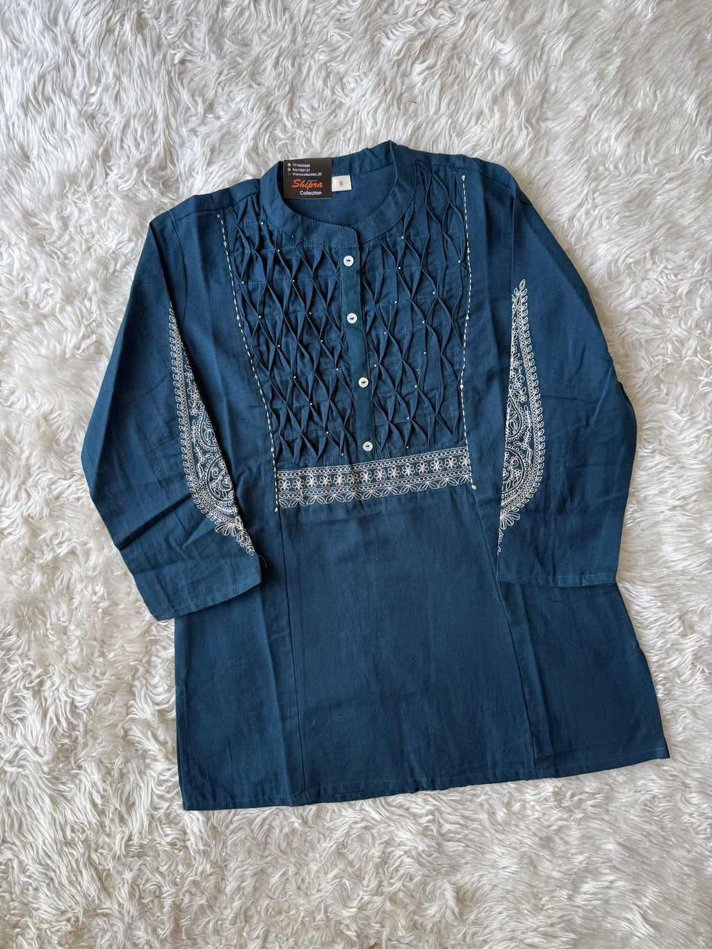 Khadi Cotton Short Kurti