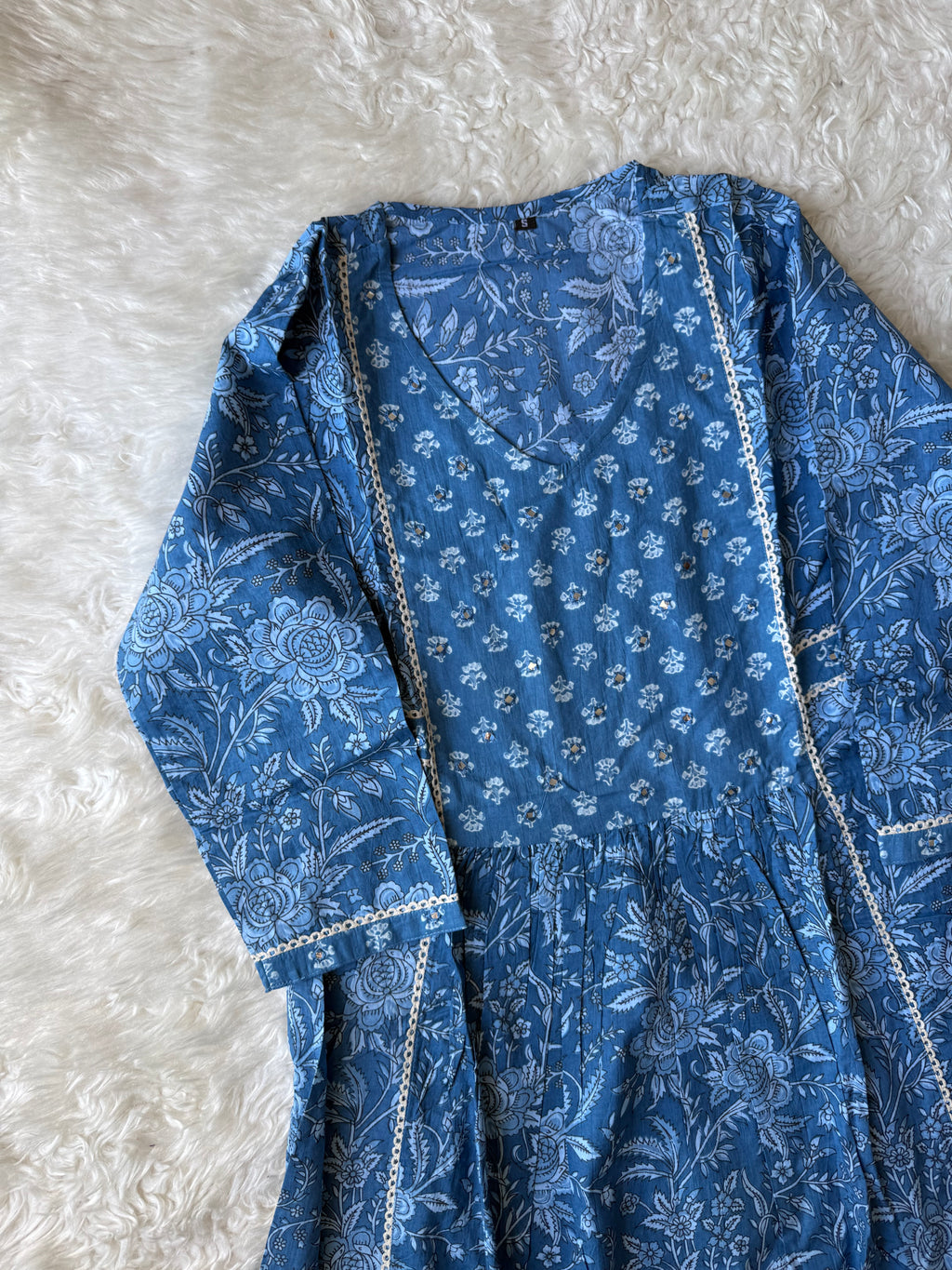 Pure Cotton Kurti Pant Dupatta Set