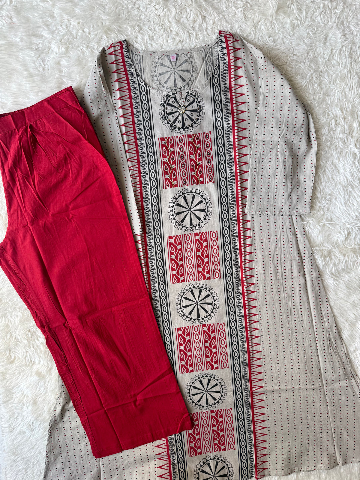 Pure Cotton Kurti Pant Set