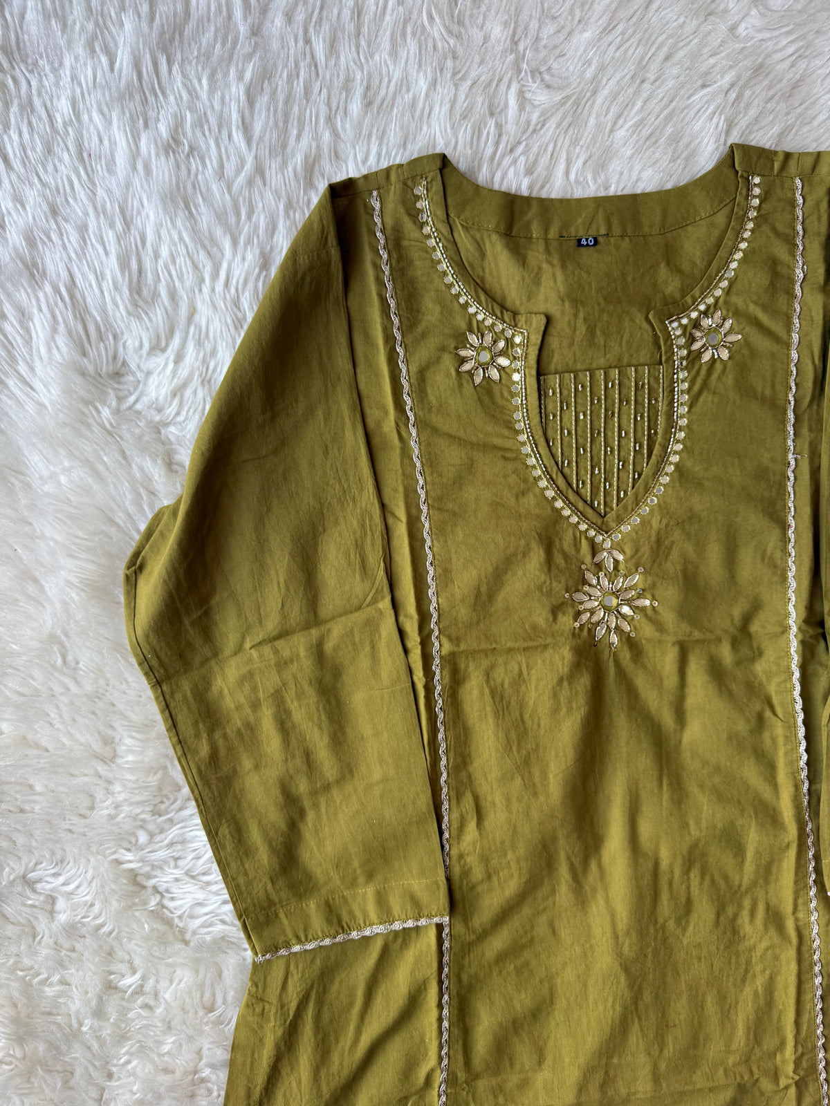 Premium Cotton Kurti Plazo Dupatta Set