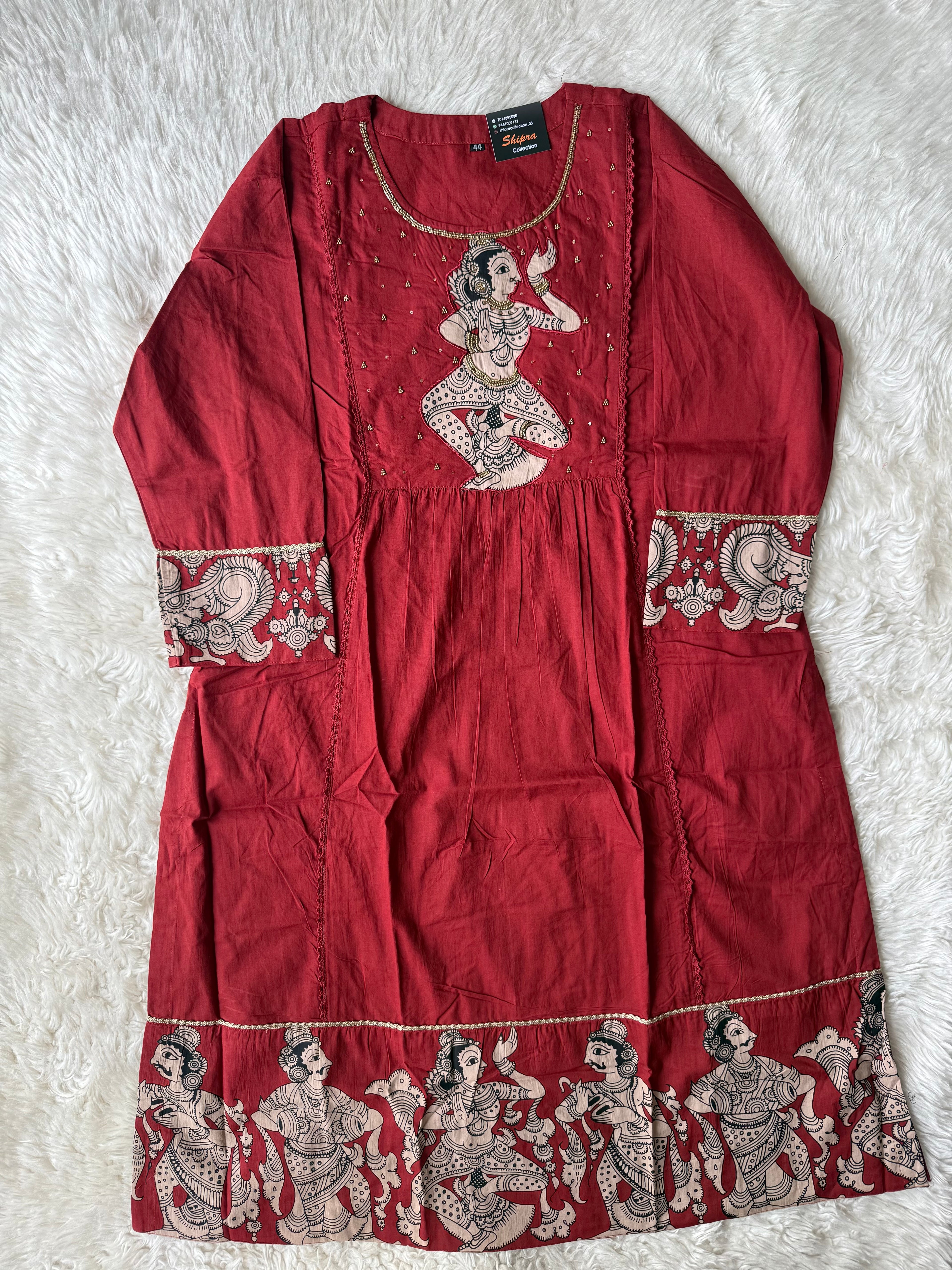 Premium Cotton Kurti Pant Dupatta Set