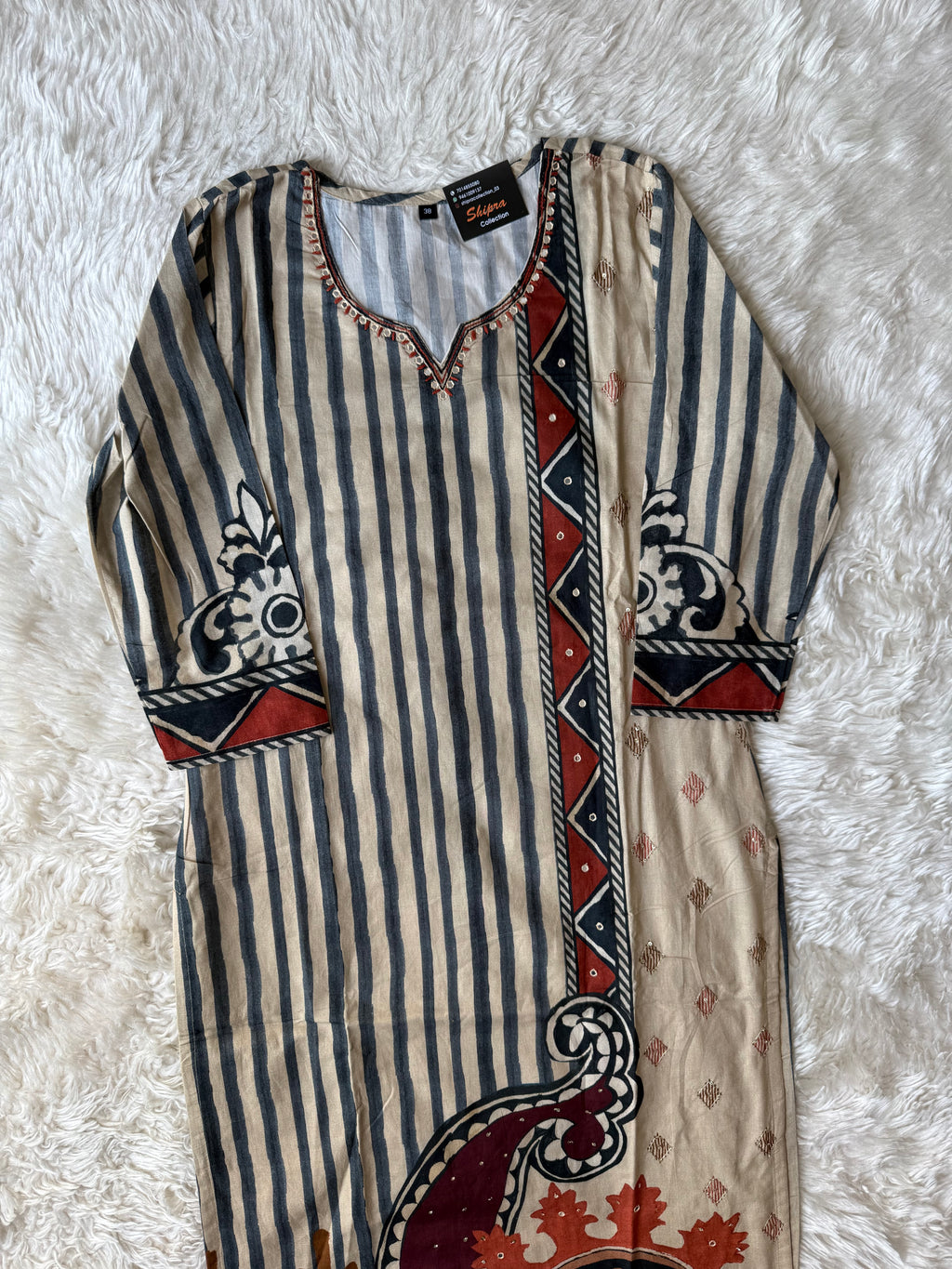 Premium Cotton Kurti Pant Dupatta Set