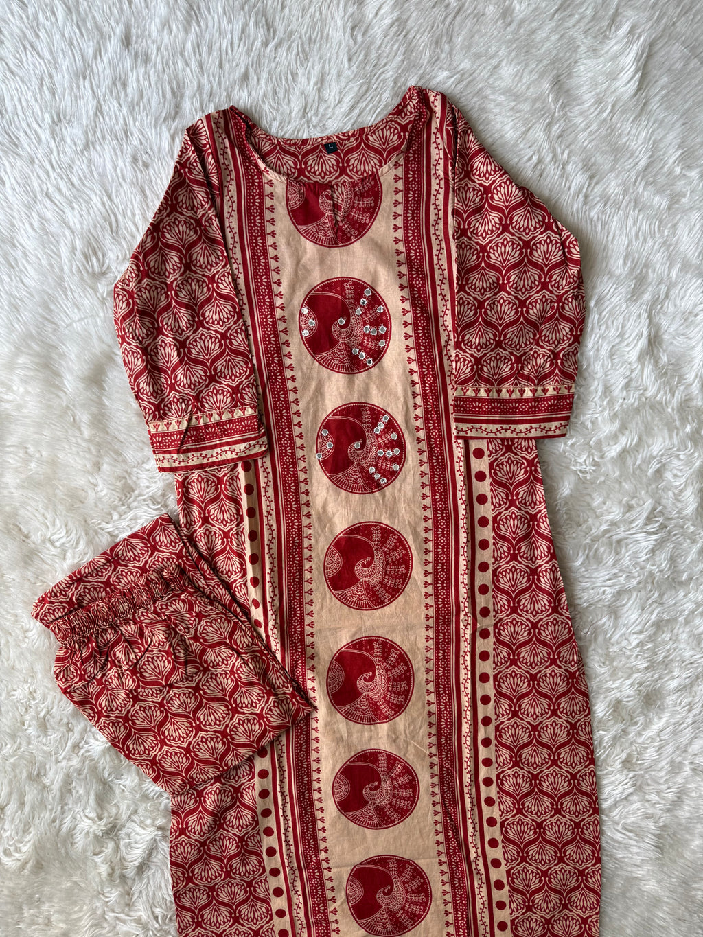 Cotton Kurti Pant Set
