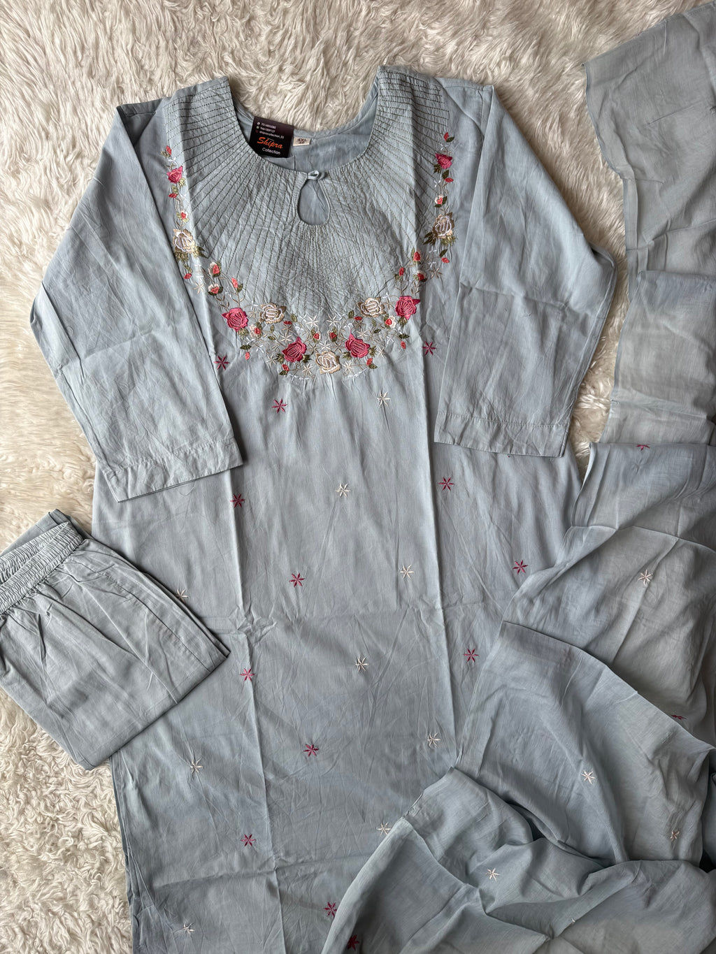 Premium Mul Cotton Thread Work Collection