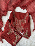 Premium Cotton Kurti Pant Dupatta Set