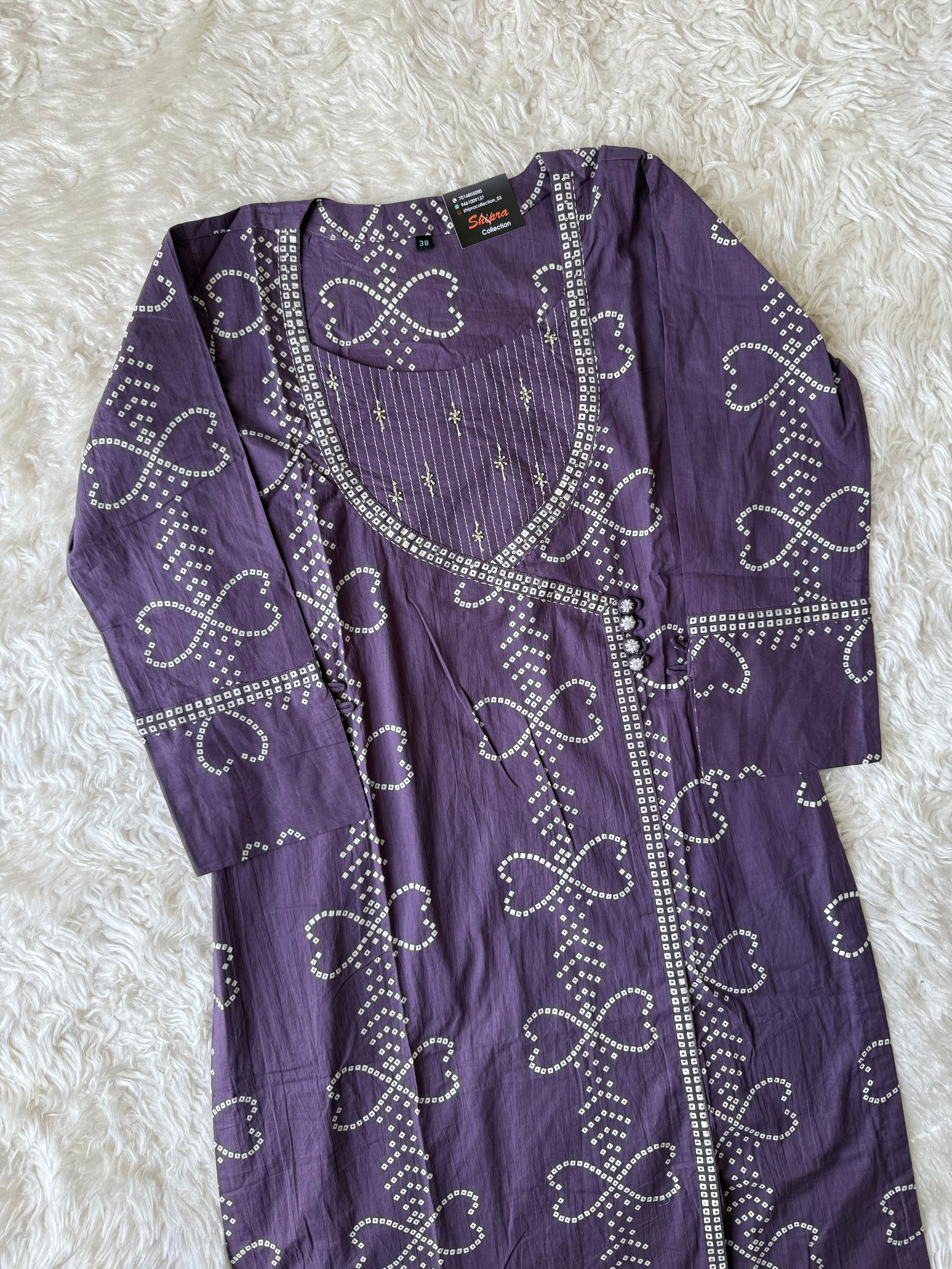 Premium Cotton Kurti Plazo Dupatta Set
