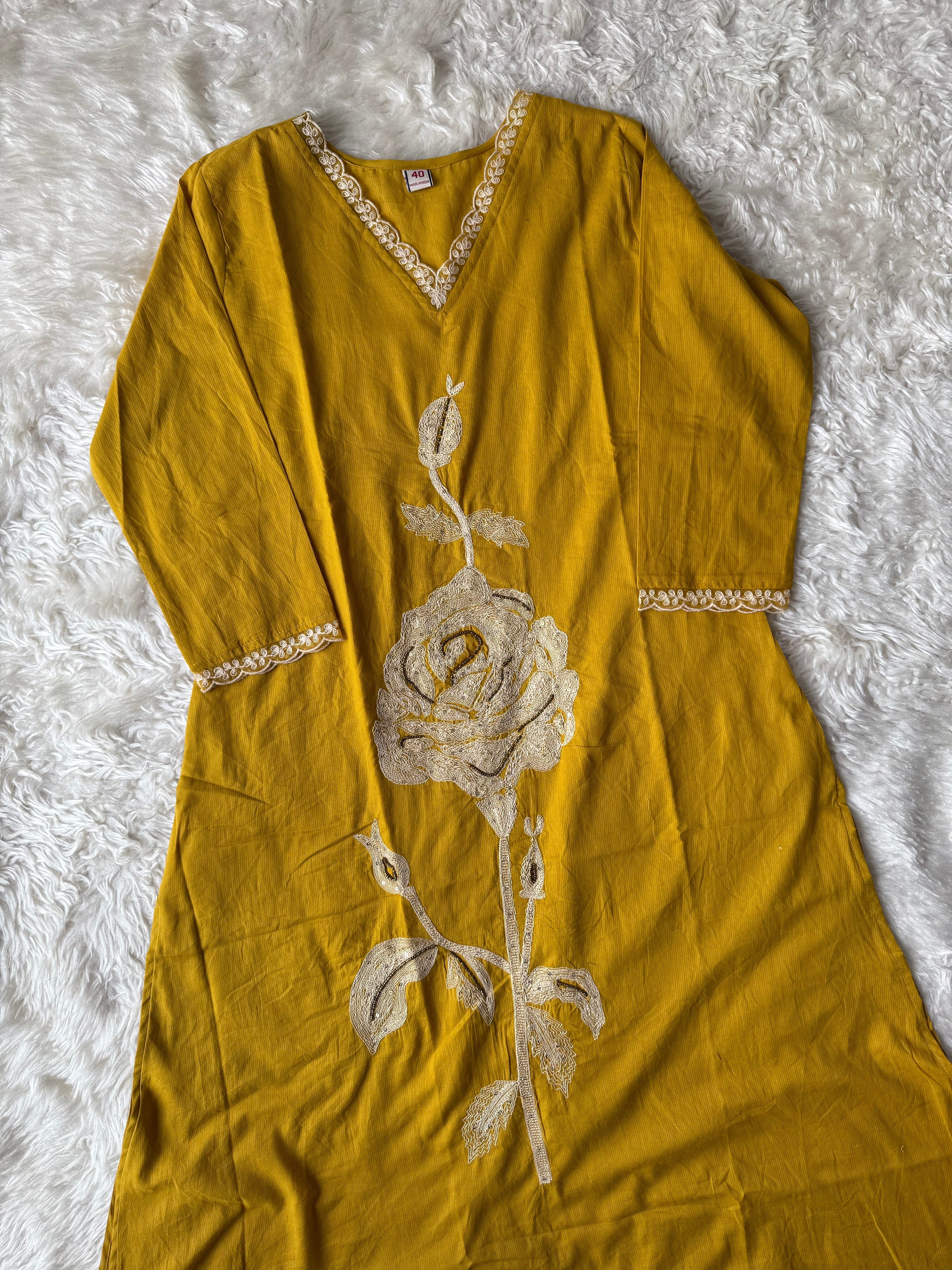 Premium Cotton Kurti Pant Dupatta Set
